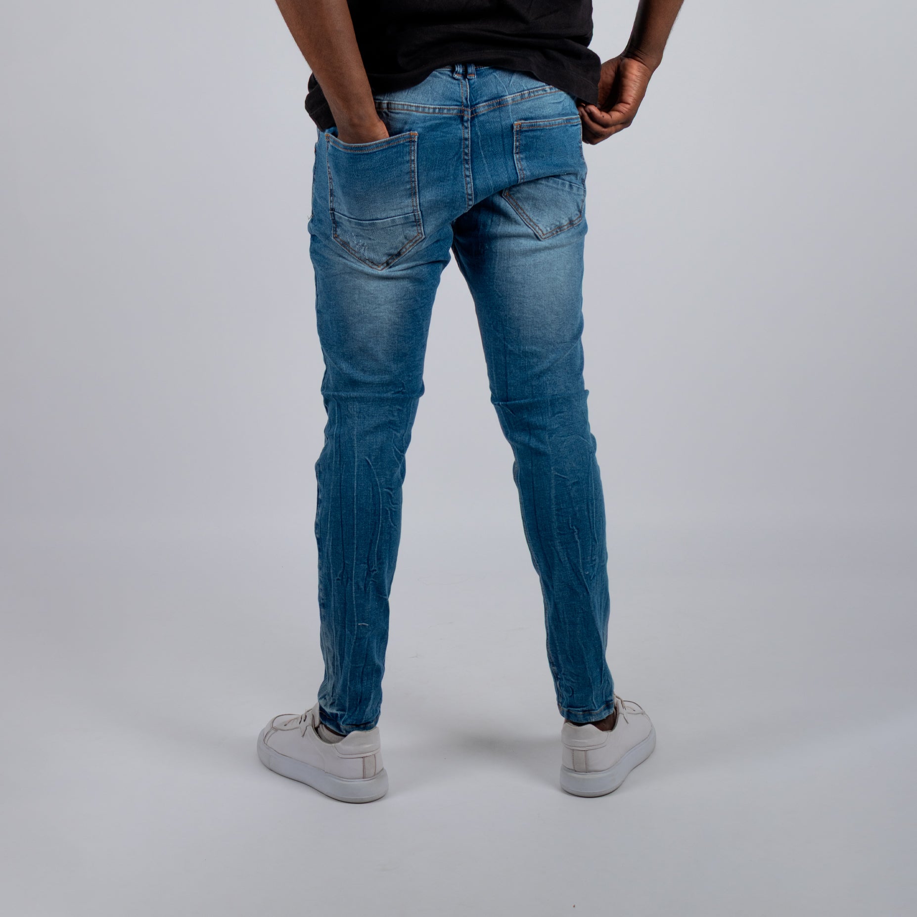 Jean hombre skinny desgaste