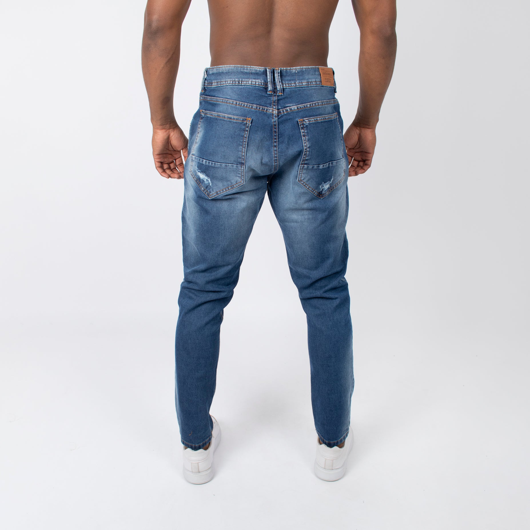 Jean hombre skinny desgaste