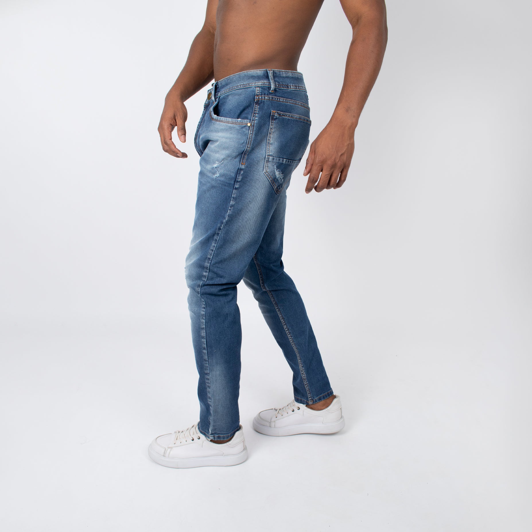 Jean hombre skinny desgaste