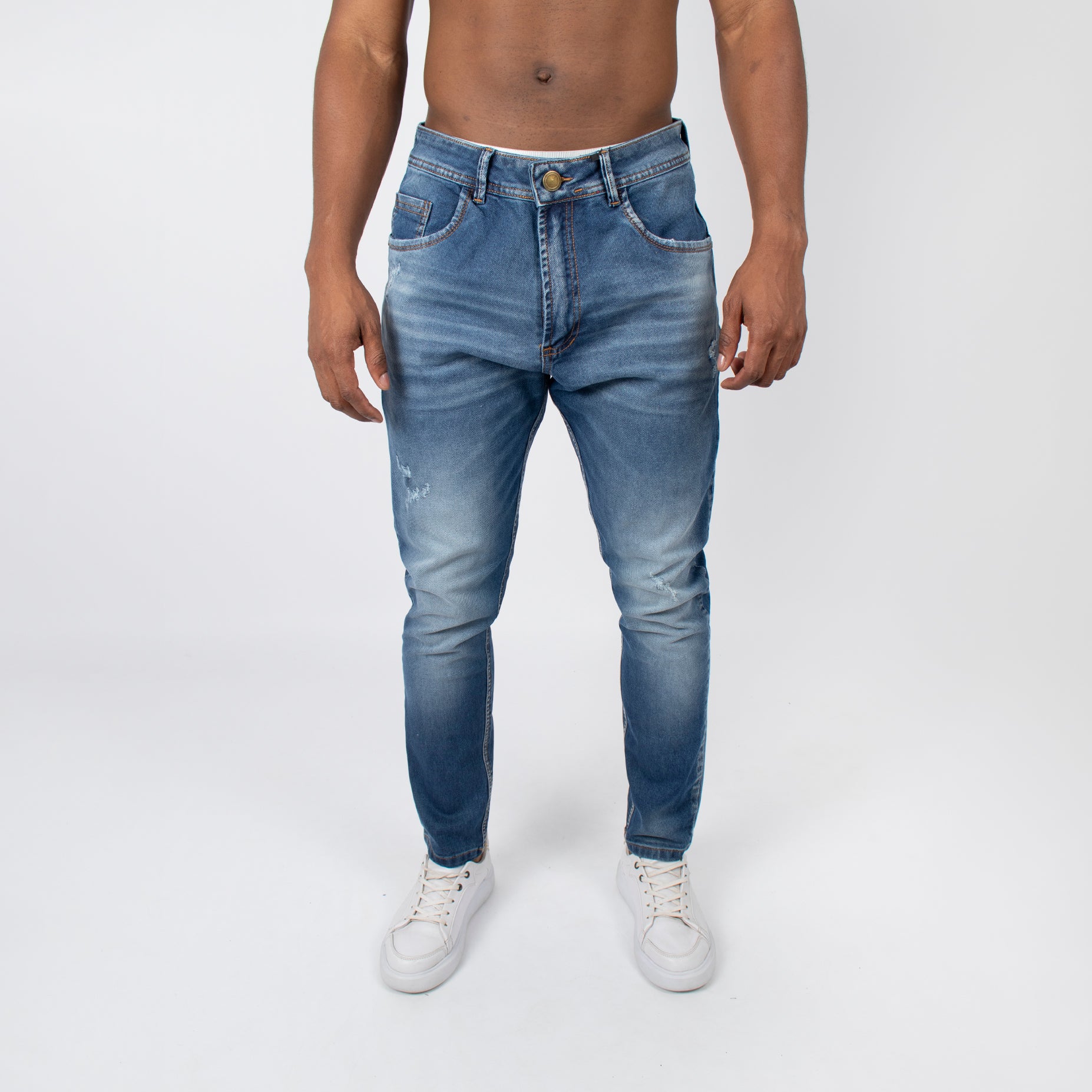 Jean hombre skinny desgaste