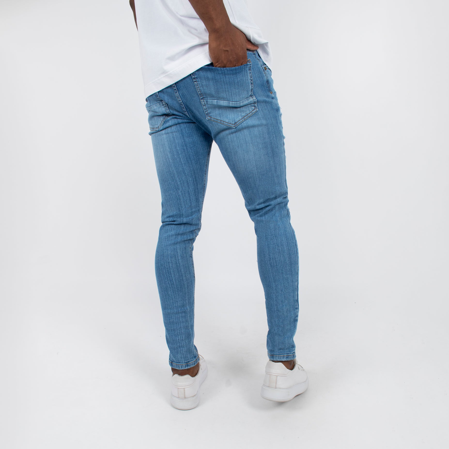 Jean hombre skinny pintura