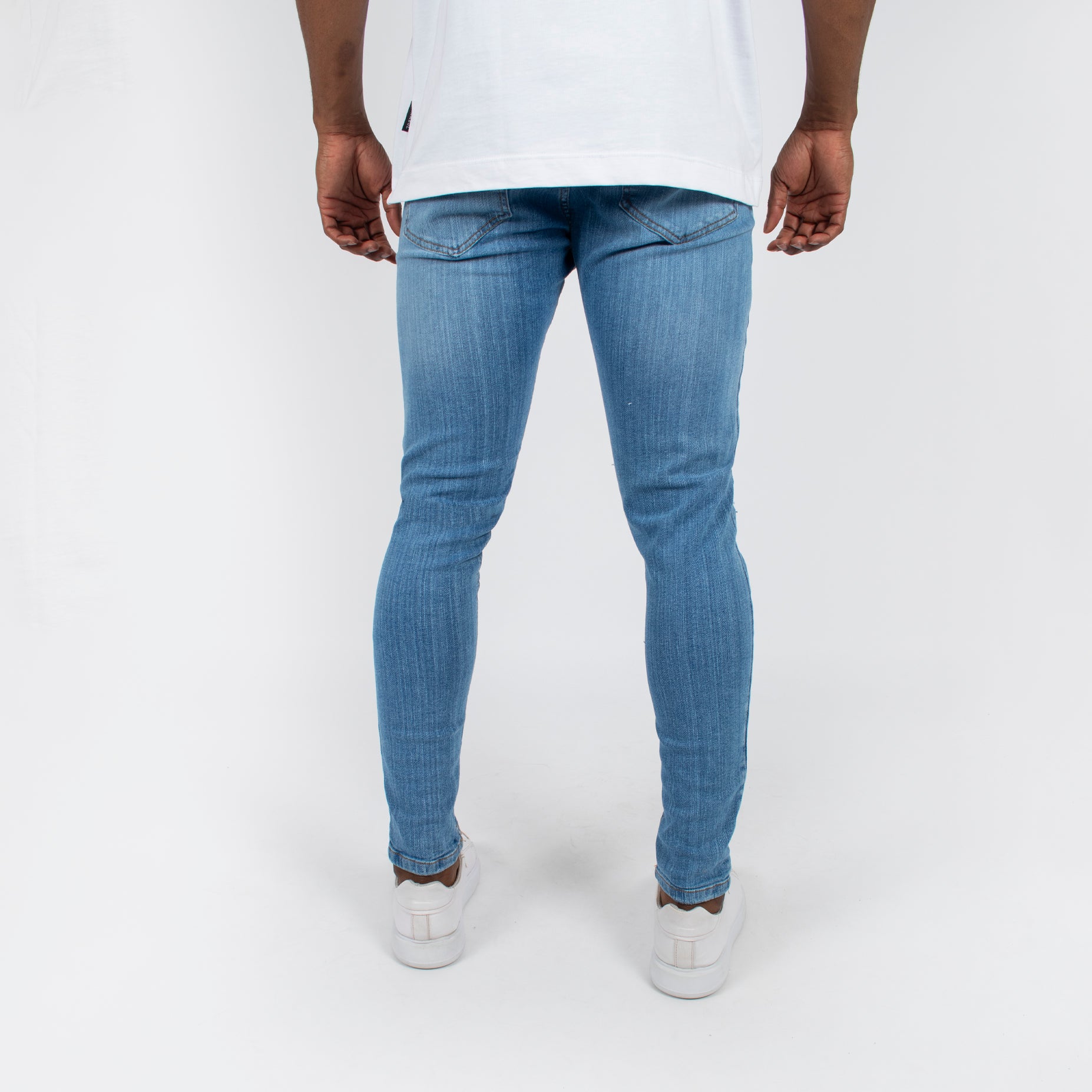 Jean hombre skinny pintura