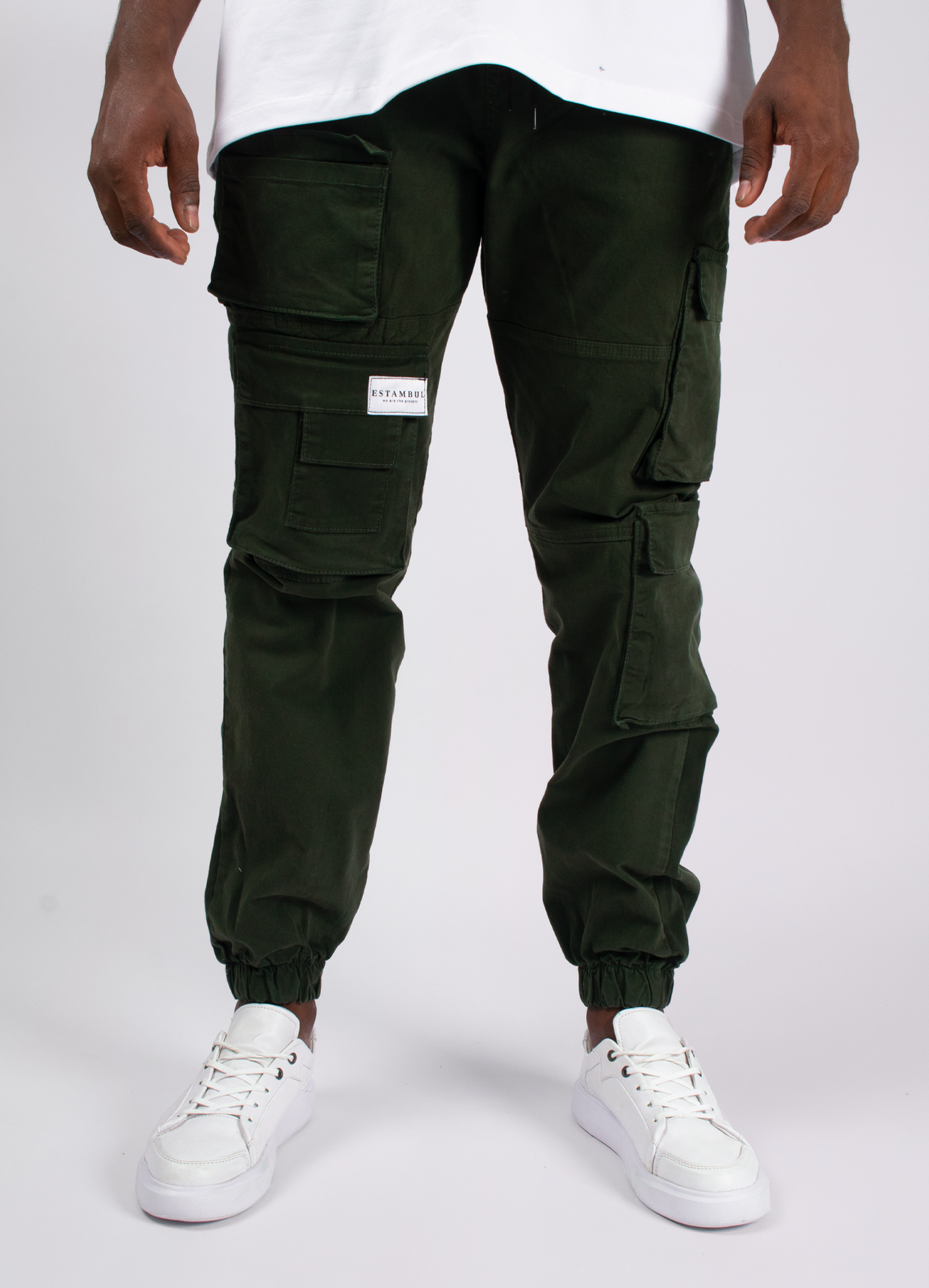 Jogger hombre Cargo Verde