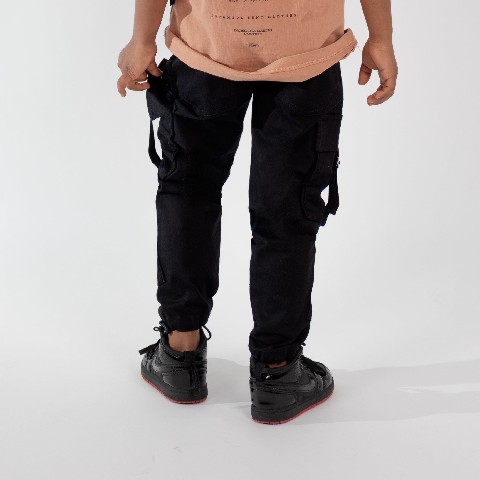 Jogger niño cinta negro