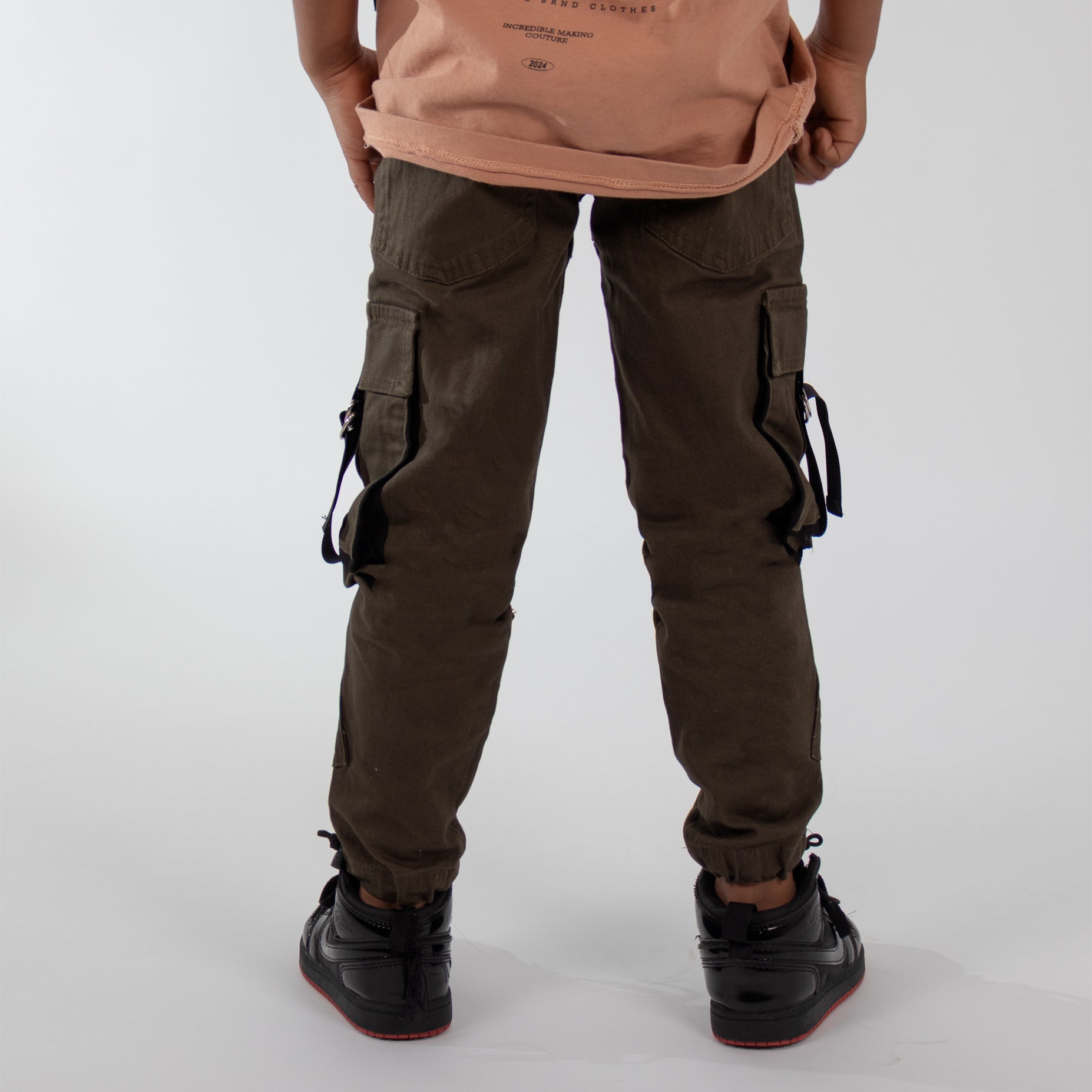 Jogger niño cinta militar