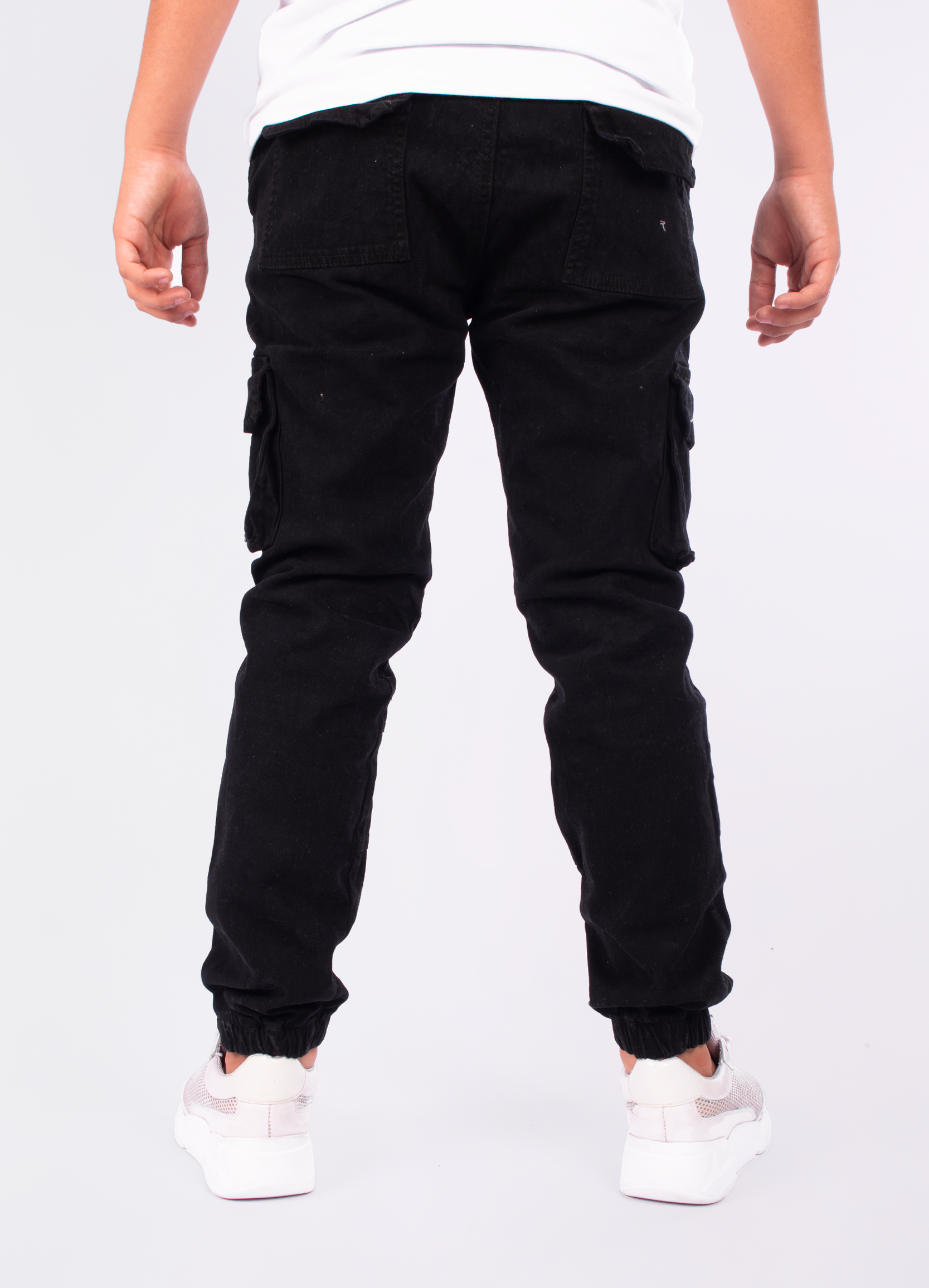 Jogger niño Cargo Negro