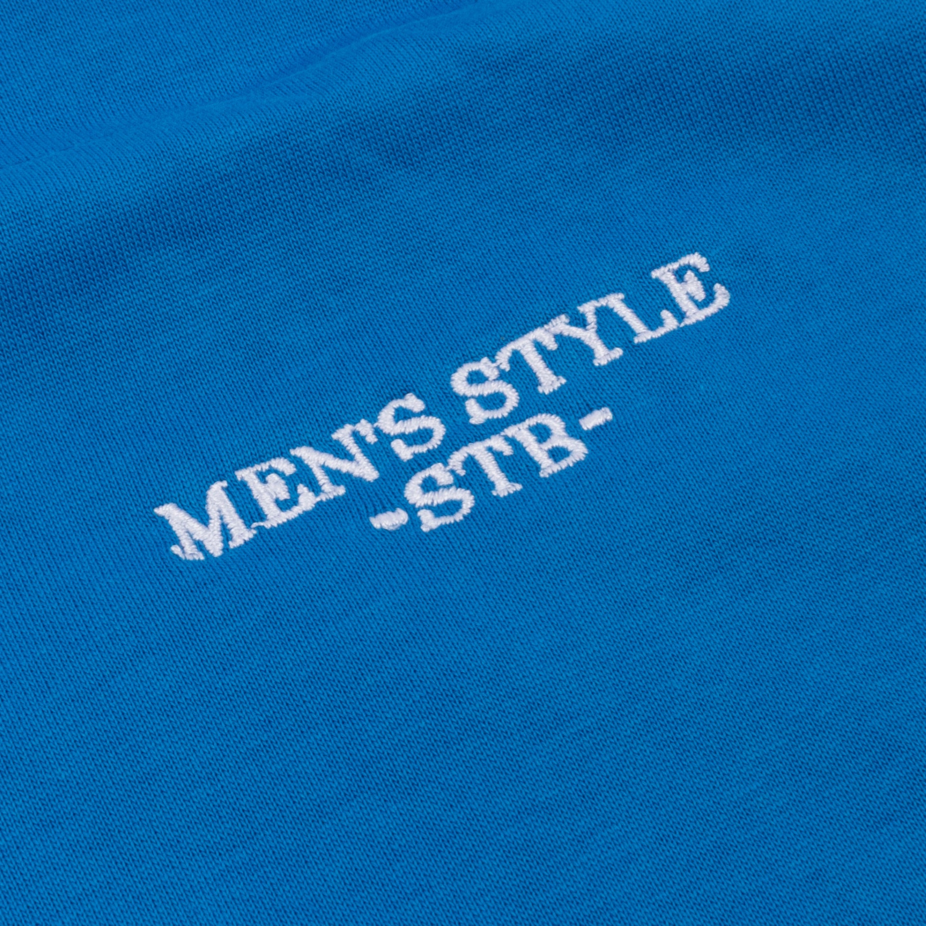Camisilla hombre bordada azul Style