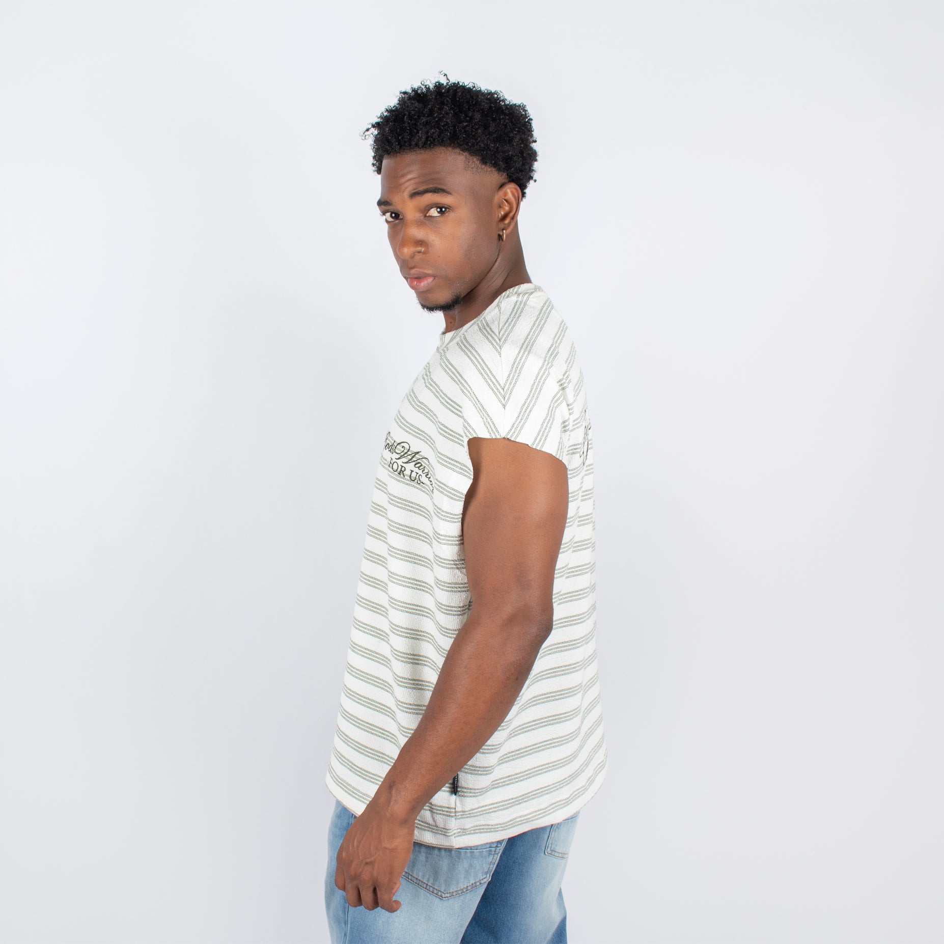 Camisilla hombre bordada Warios