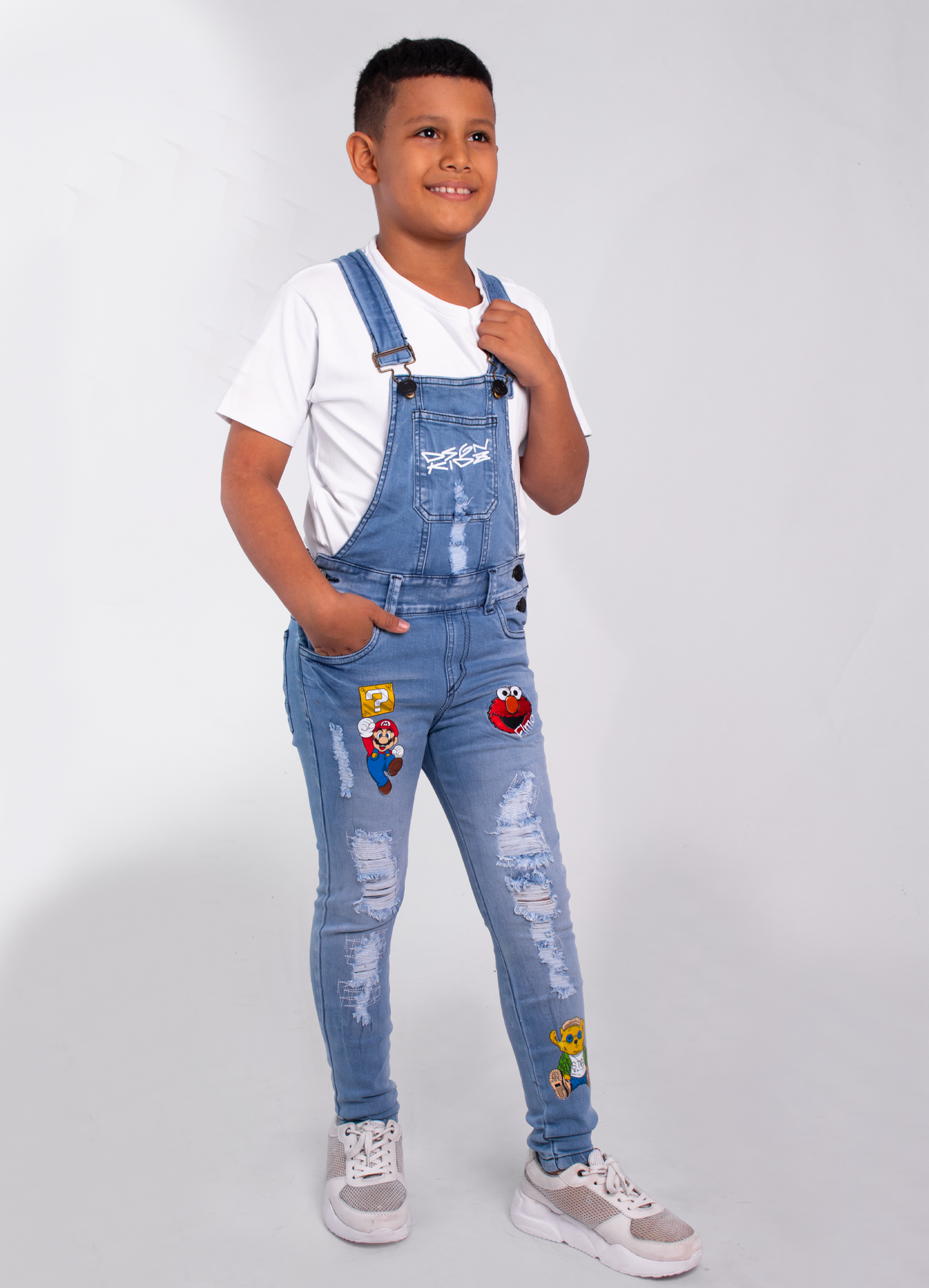 Overol niño Bordado