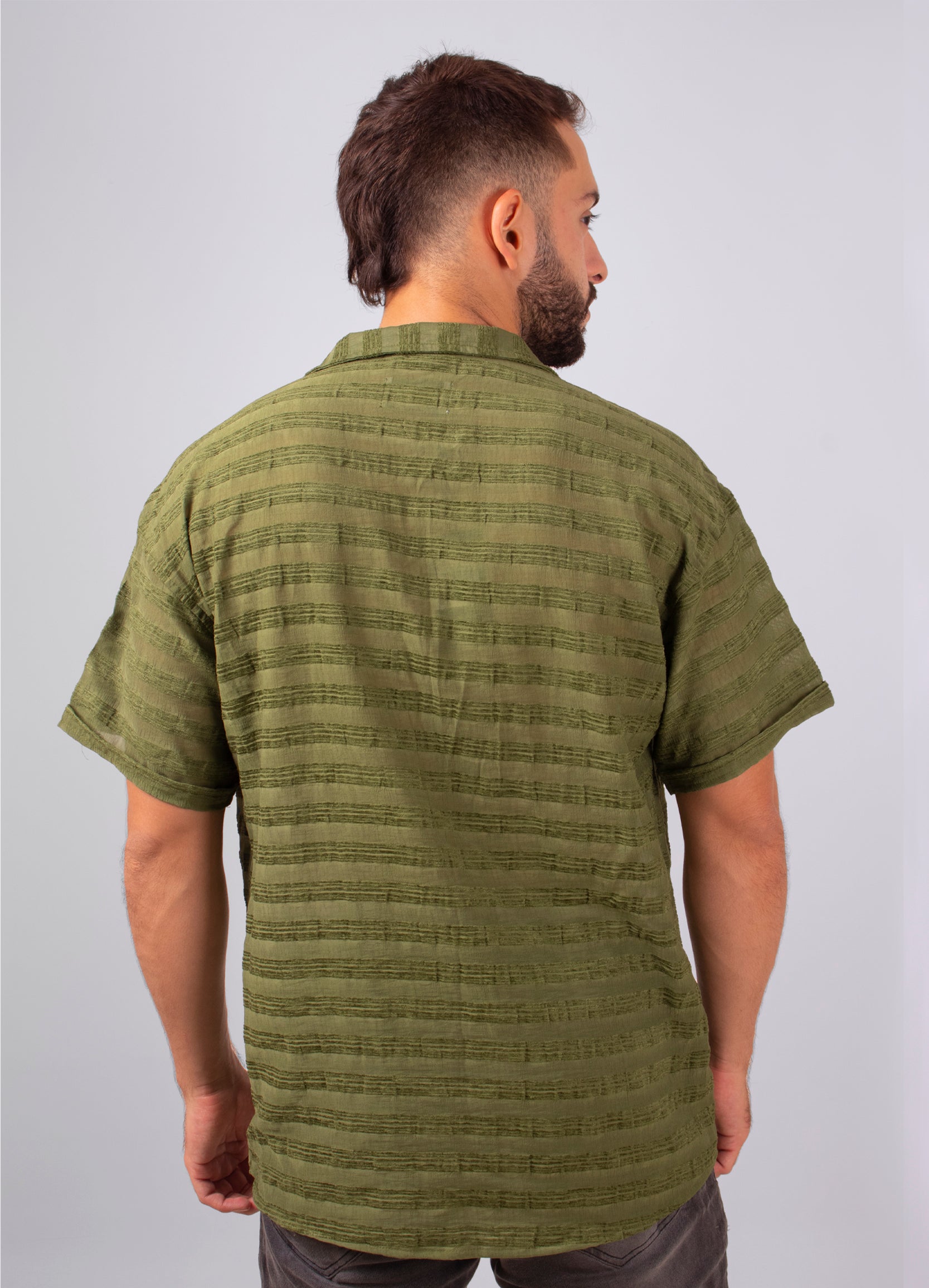 Camisa Oversize hombre Textura