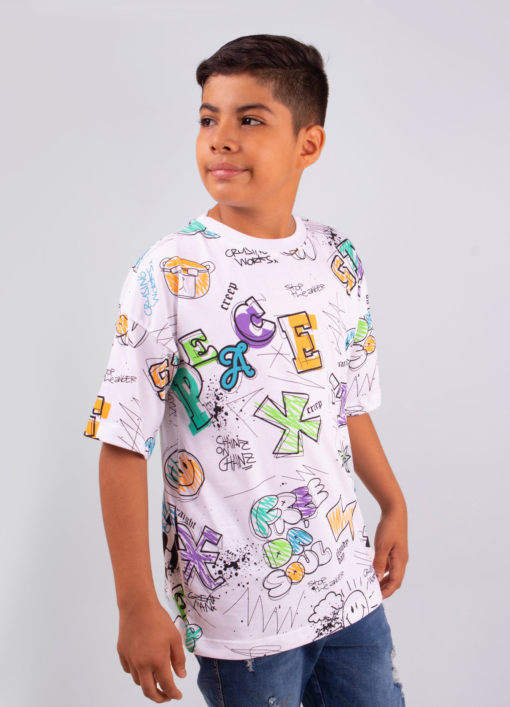 Oversize niño peace