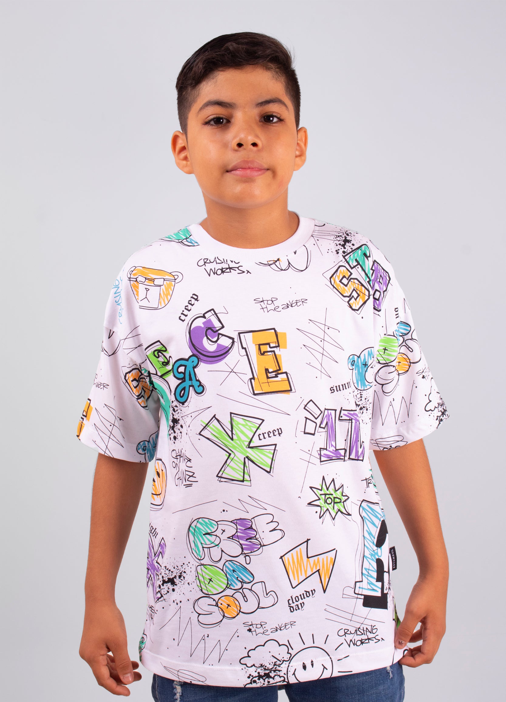 Oversize niño peace