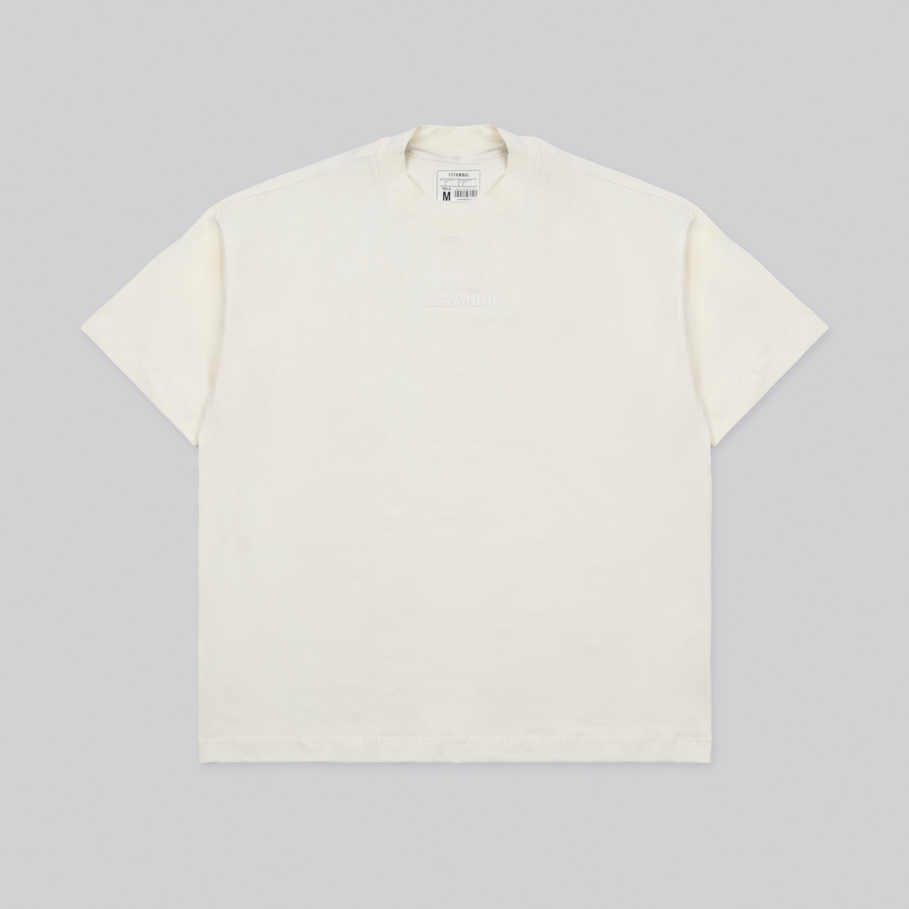 Oversize hombre básica crudo