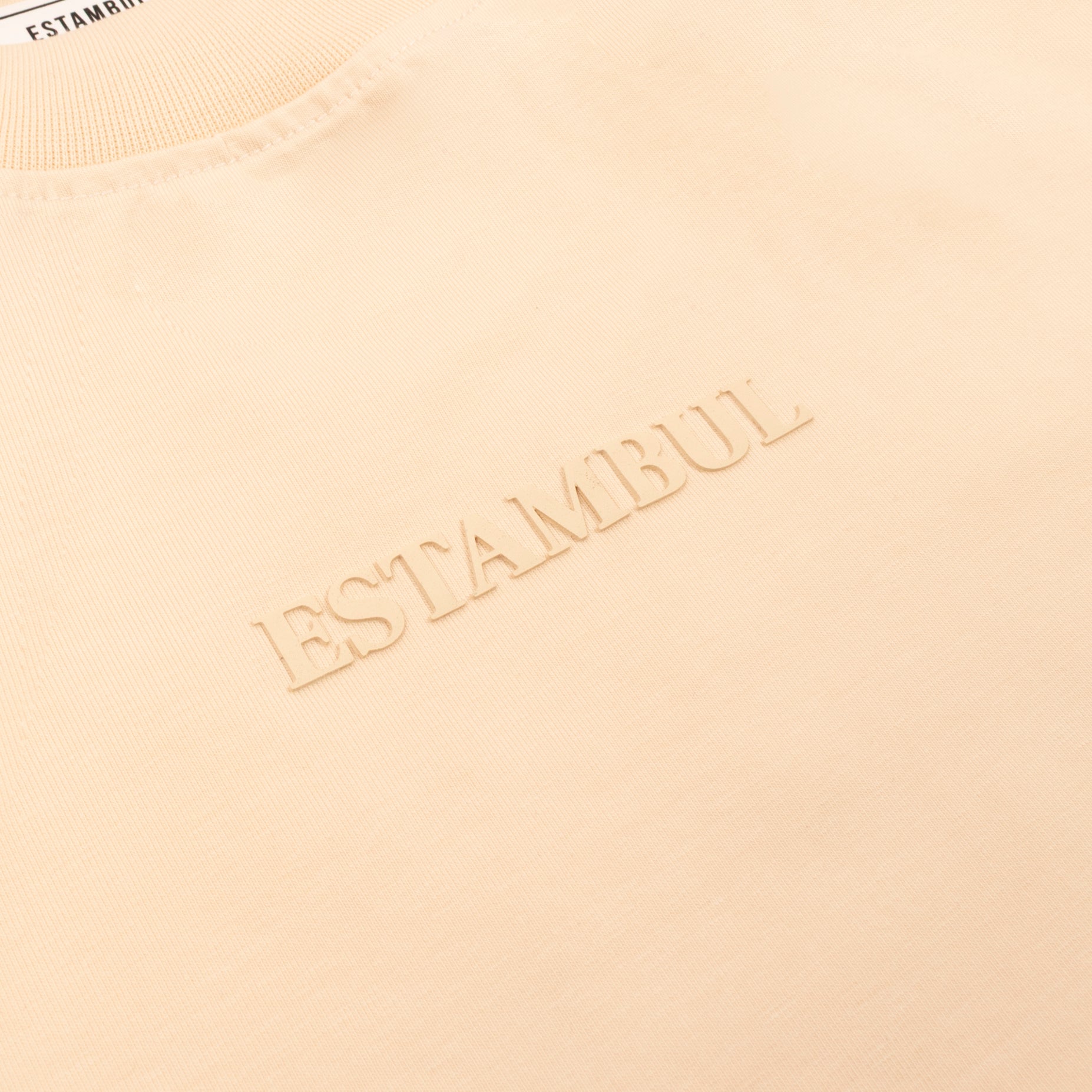 Oversize hombre básica camel