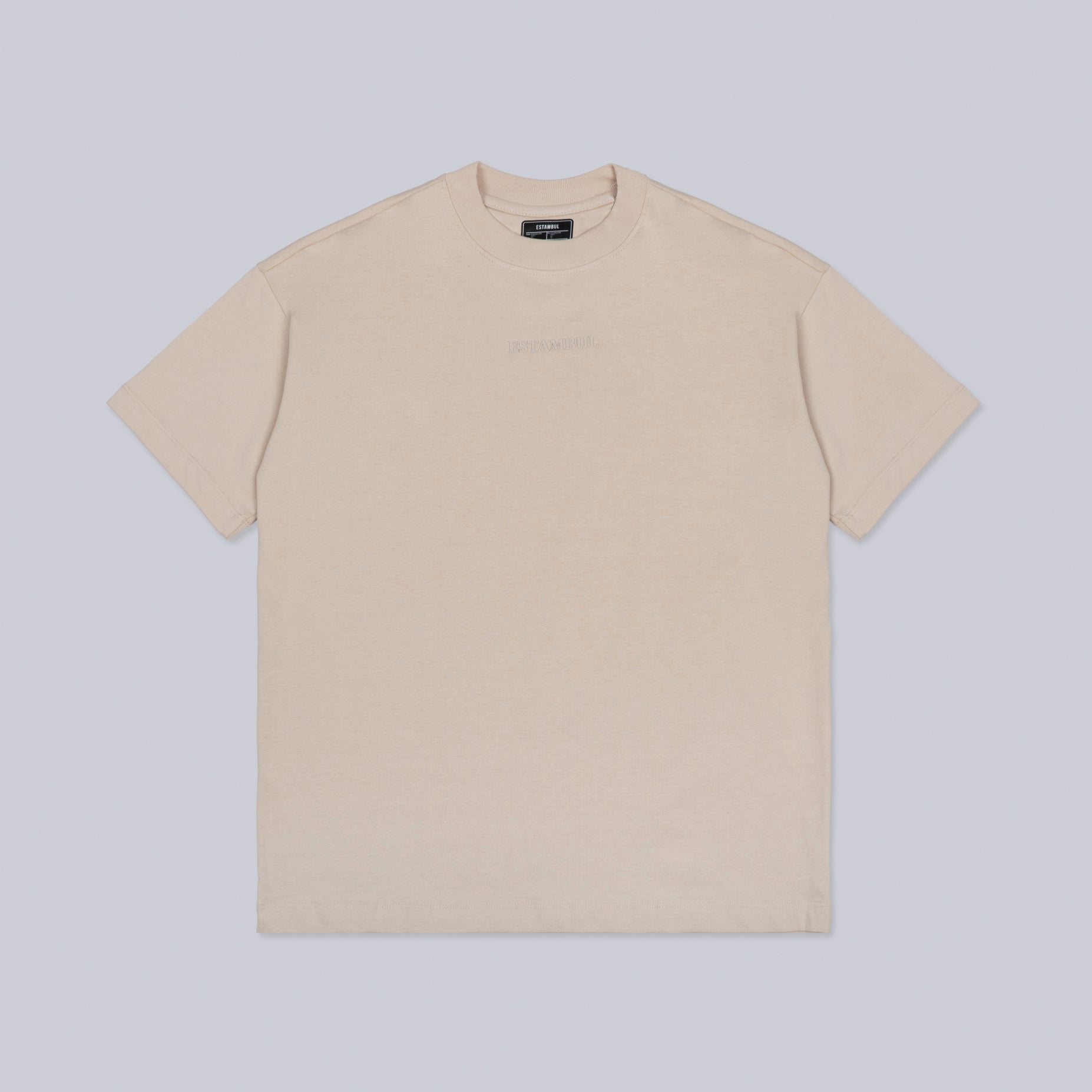 Oversize hombre básica beige