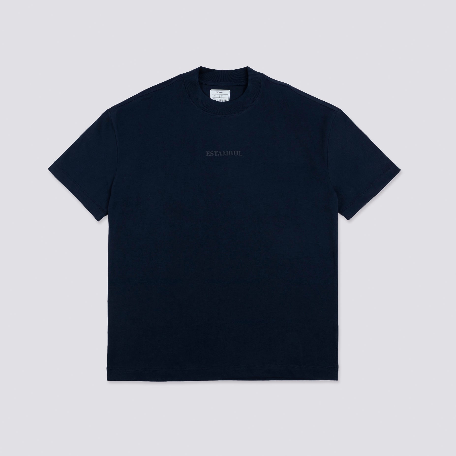 Oversize hombre basica azul turqui