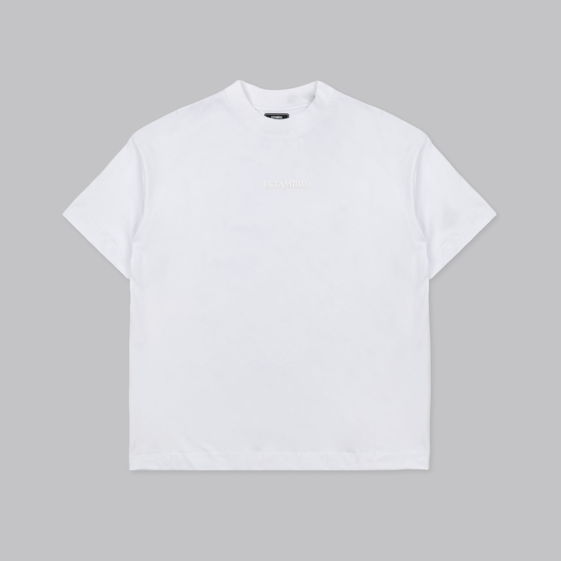 Oversize  hombre básica blanca