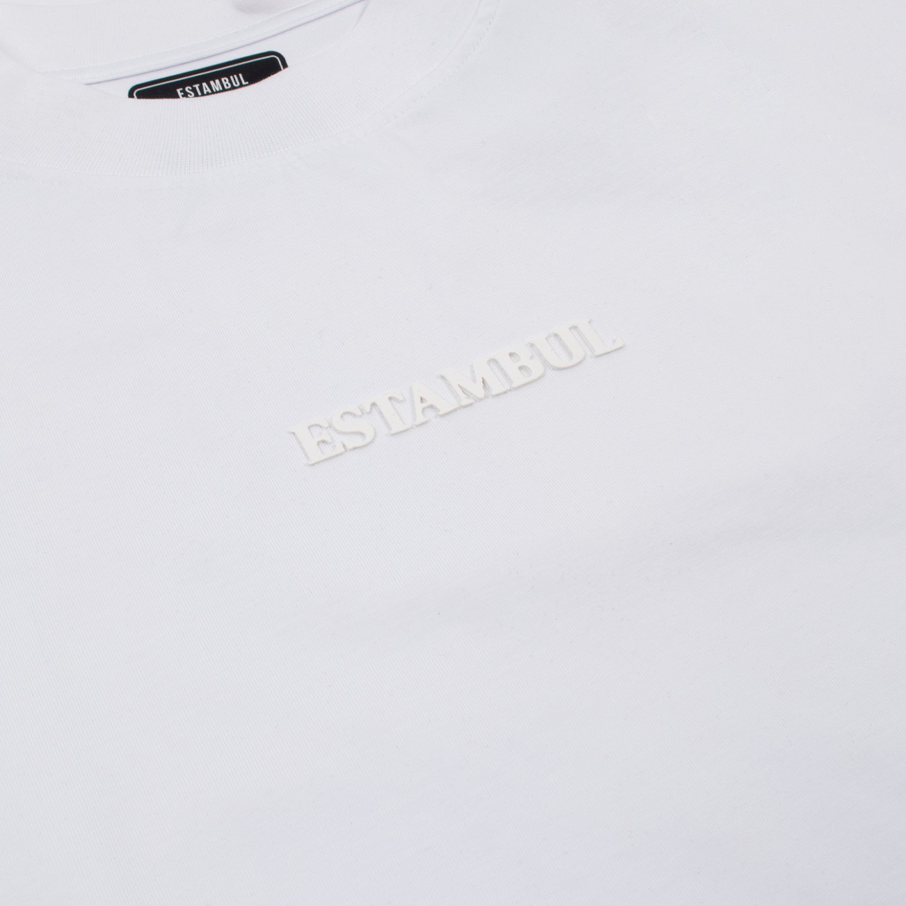 Oversize  hombre básica blanca