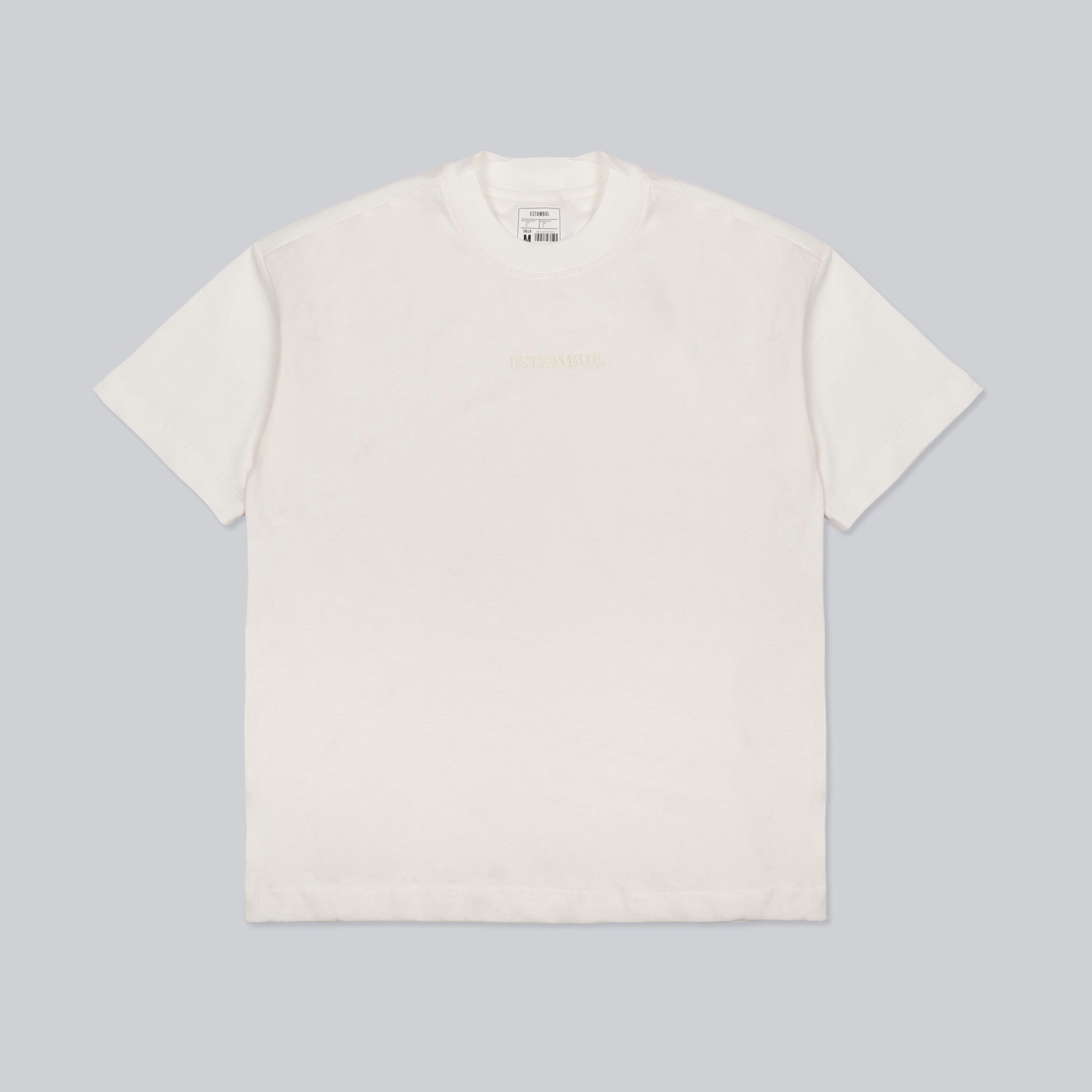 Oversize hombre básica marfil