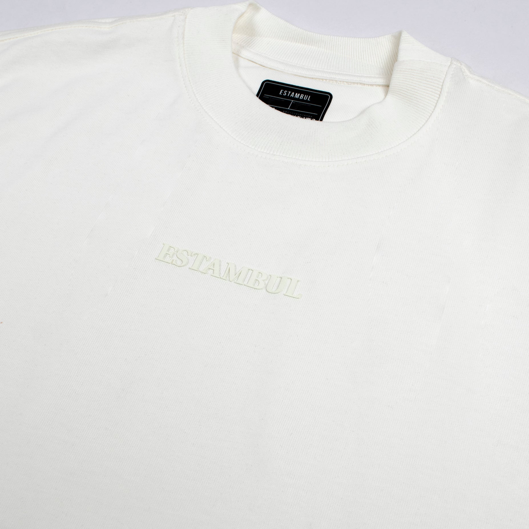 Oversize hombre básica marfil