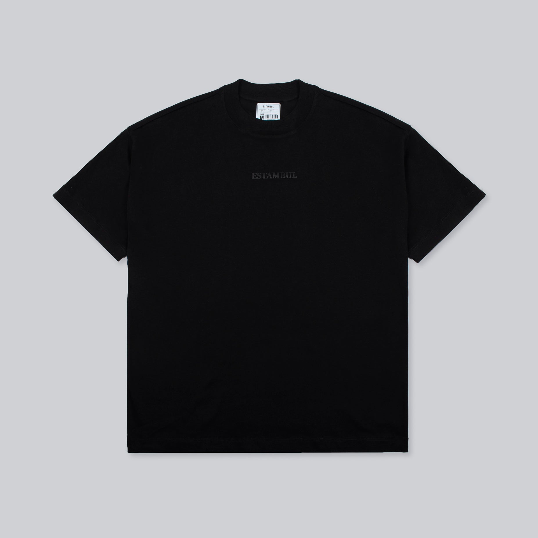 Oversize hombre básica negra
