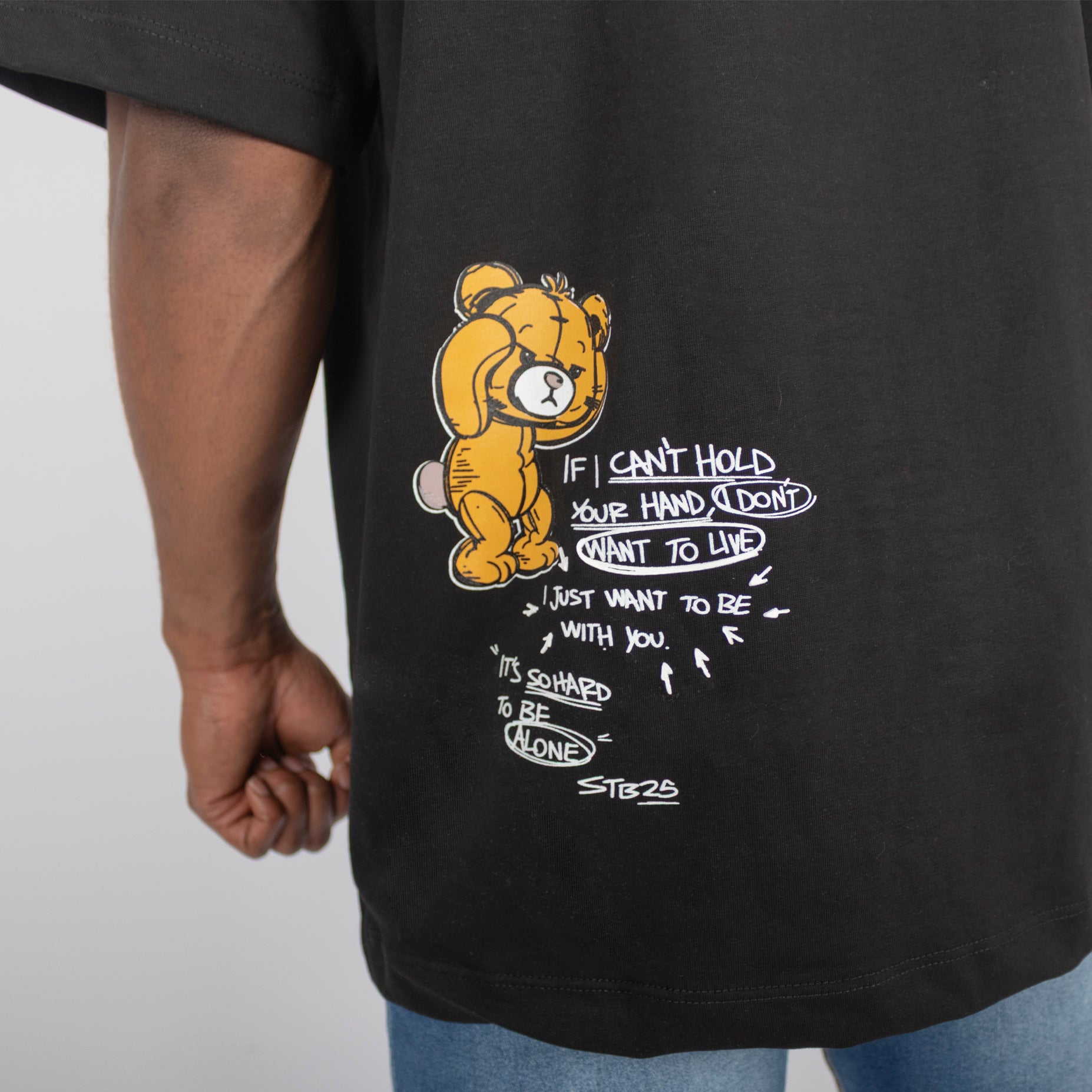 Camiseta regular hombre oso globos