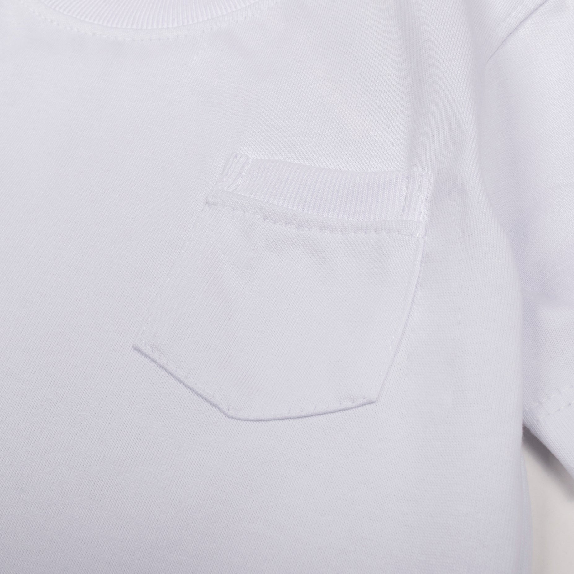 Oversize baby bolsillo blanca
