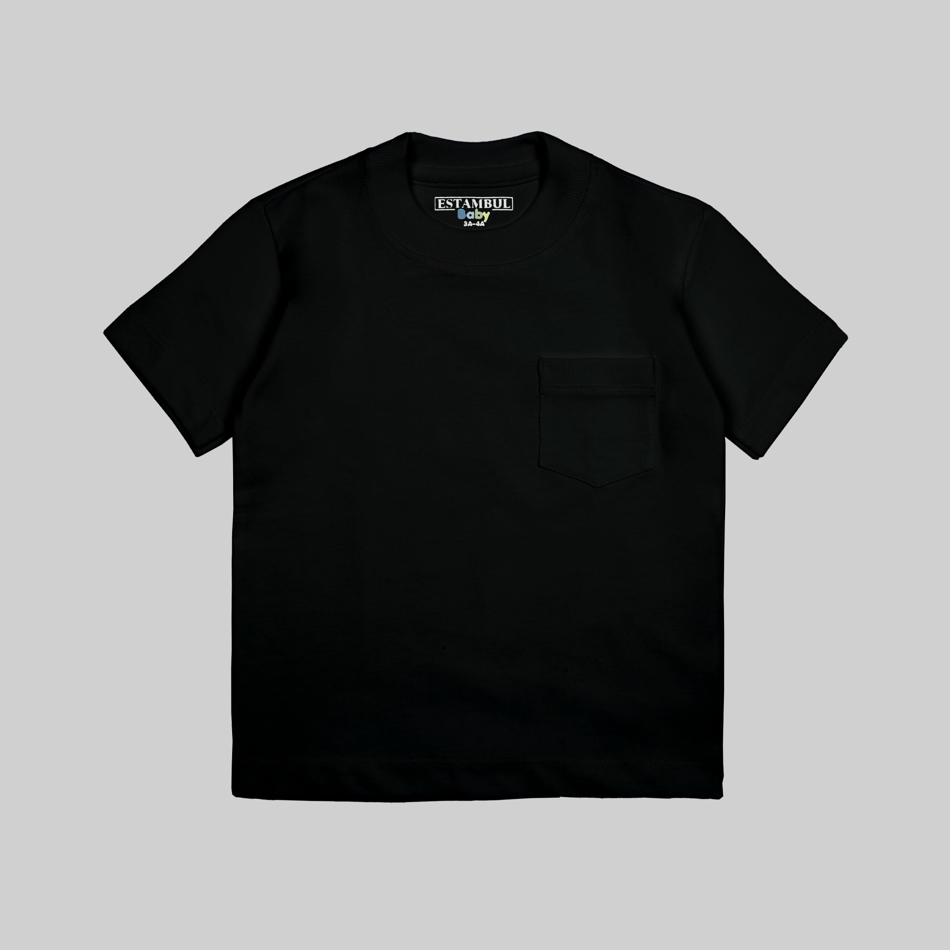 Oversize baby basica bolsillo negra