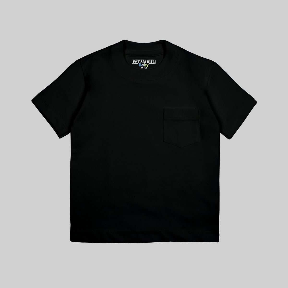 Oversize baby basica bolsillo negra