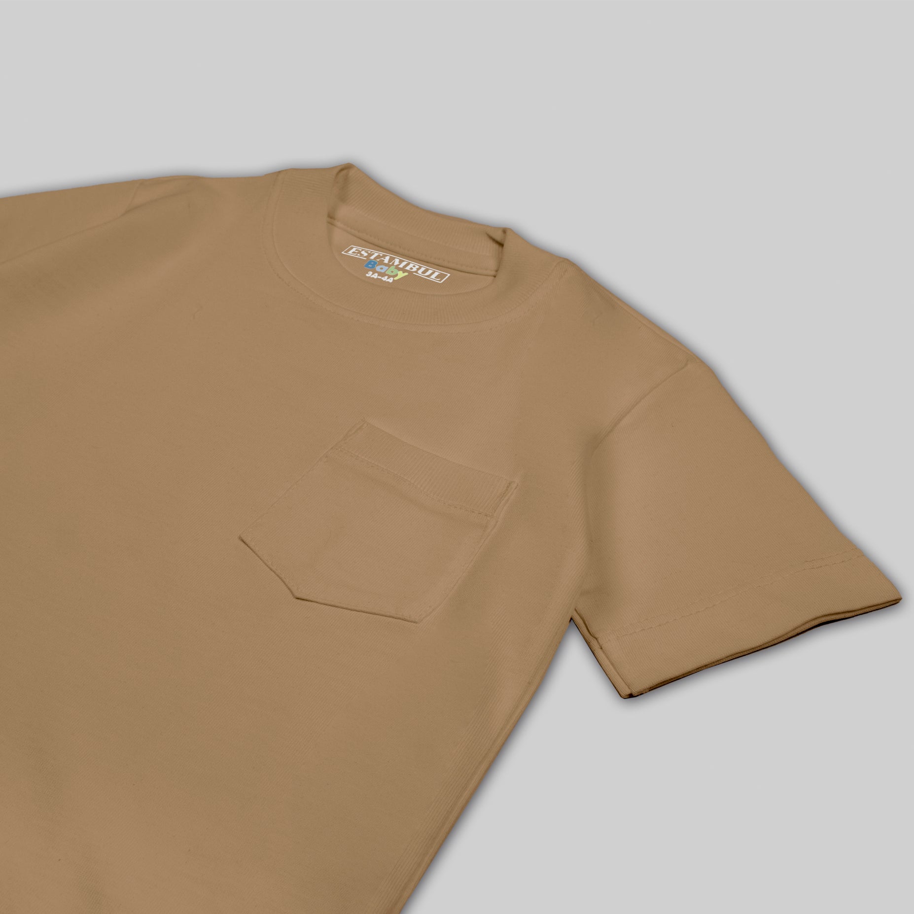 Oversize baby basica bolsillo kaky