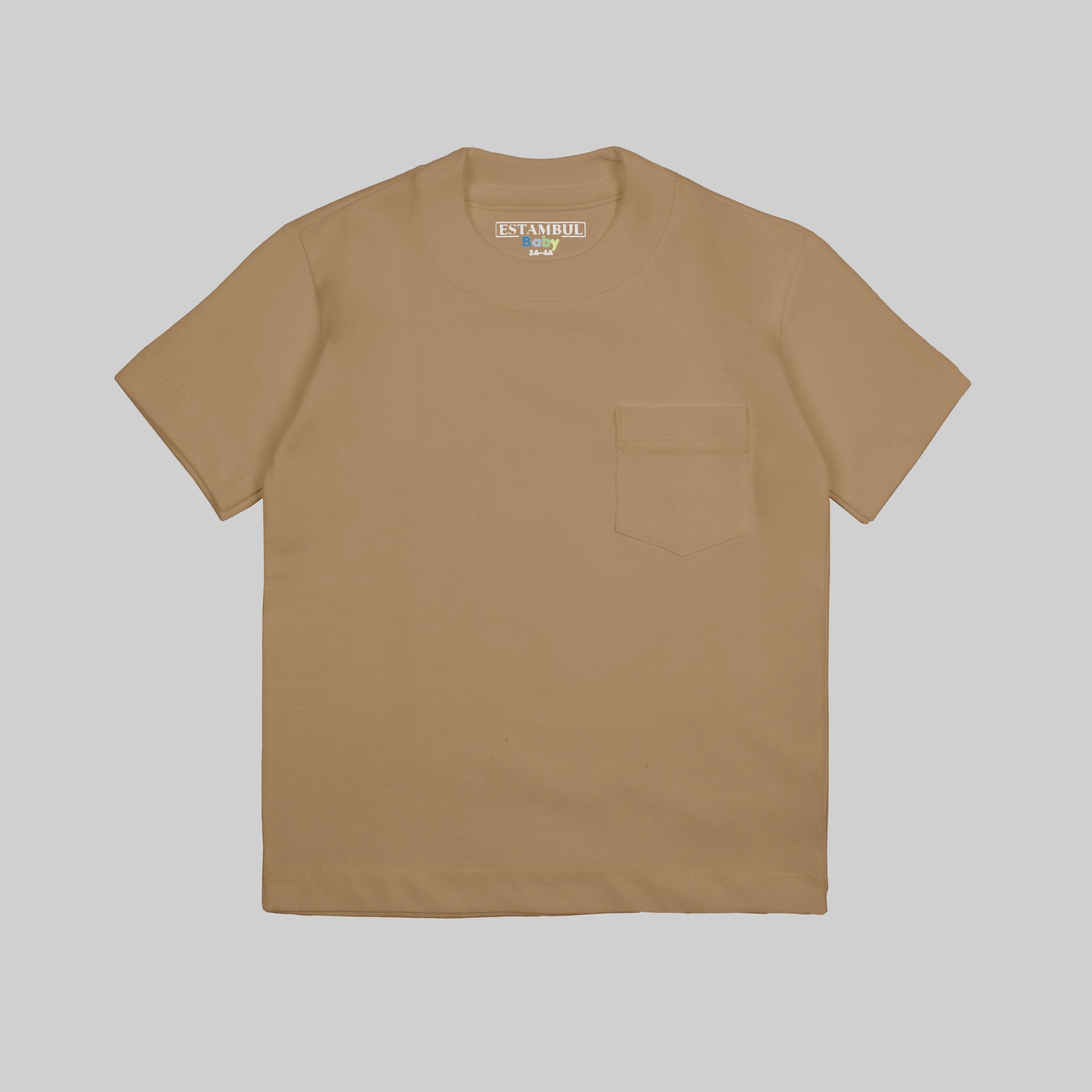 Oversize baby basica bolsillo kaky