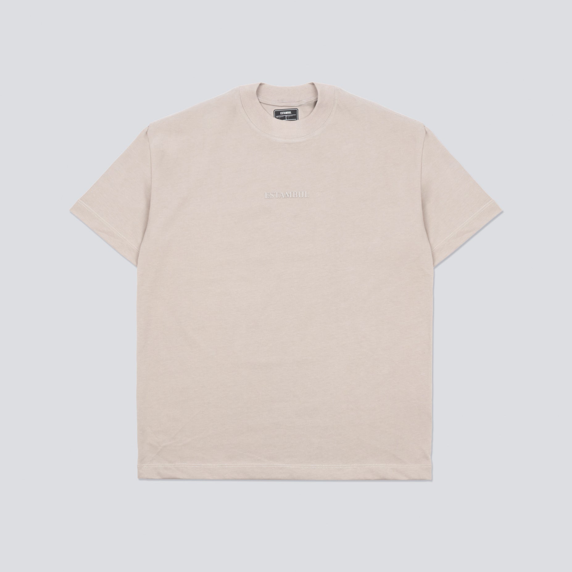 Oversize hombre básica beige