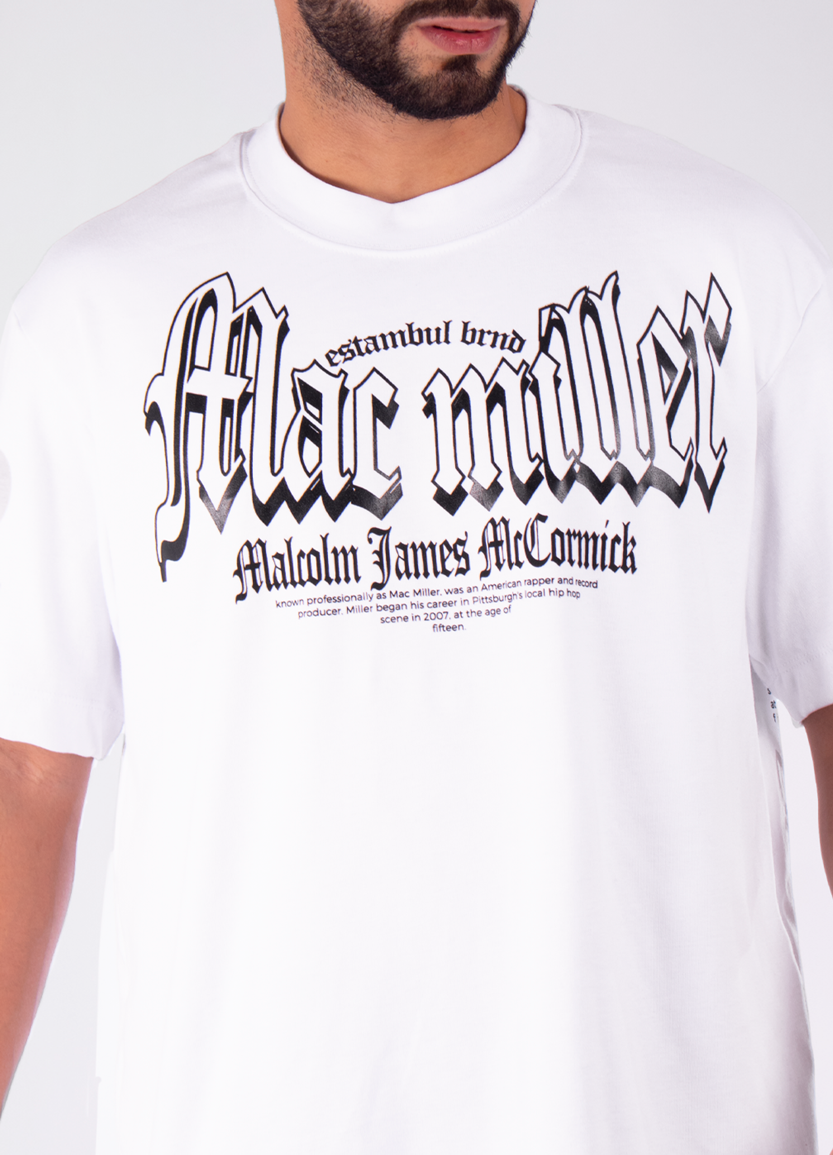 Oversize hombre Mac Miller