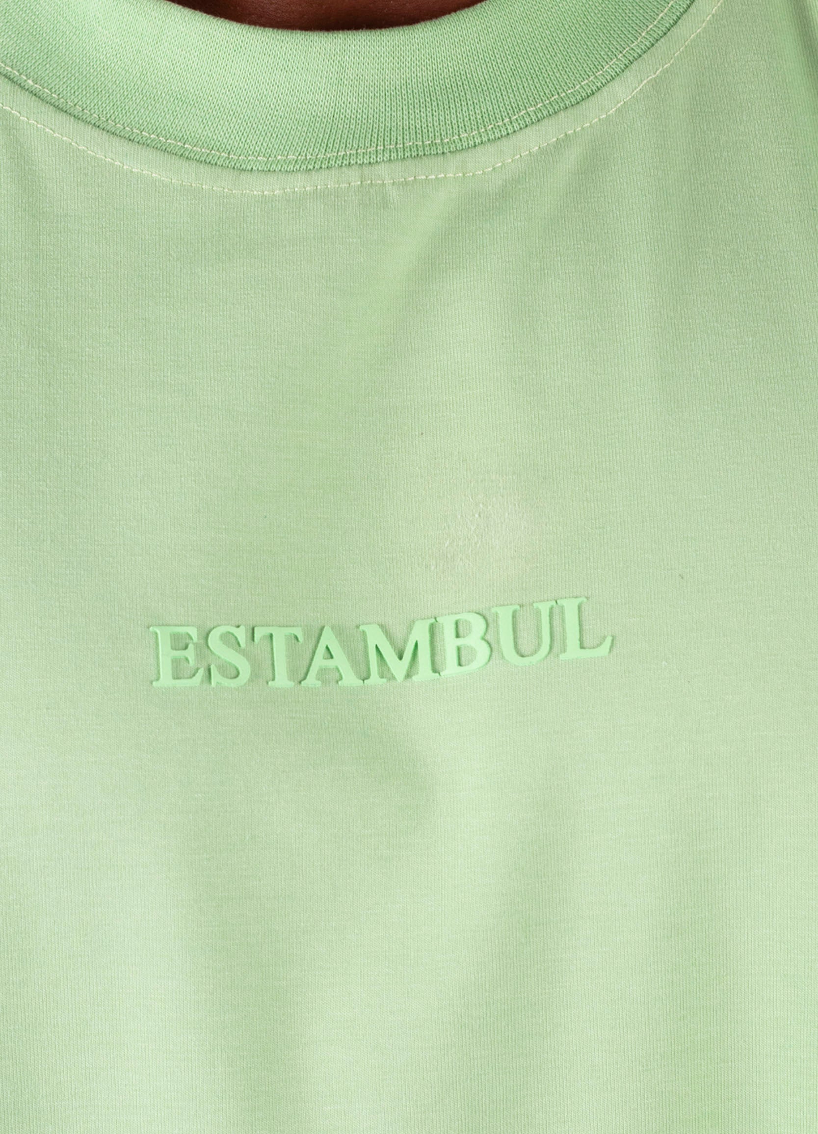 Oversize hombre basica verde