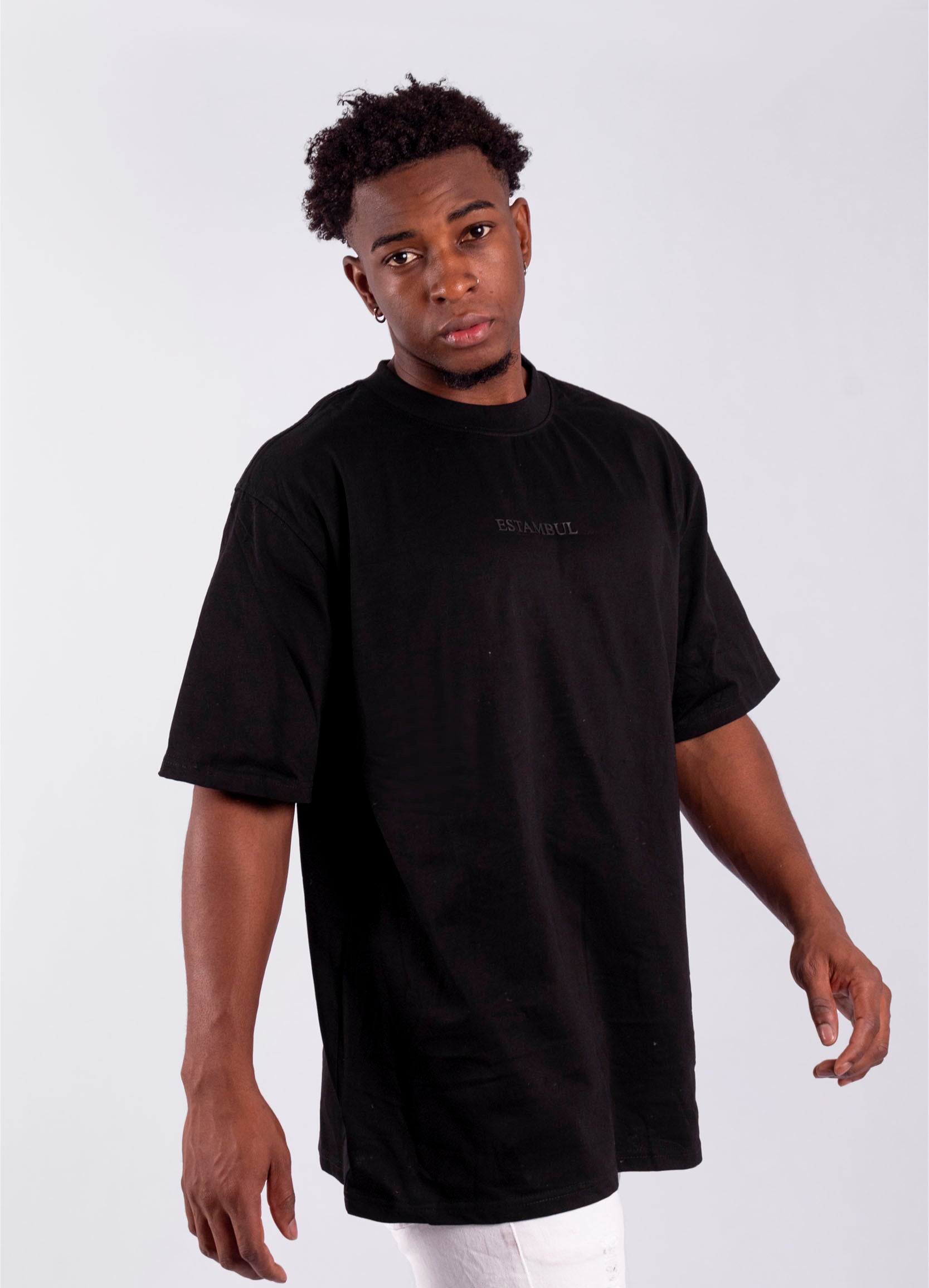 Oversize  hombre basica negra