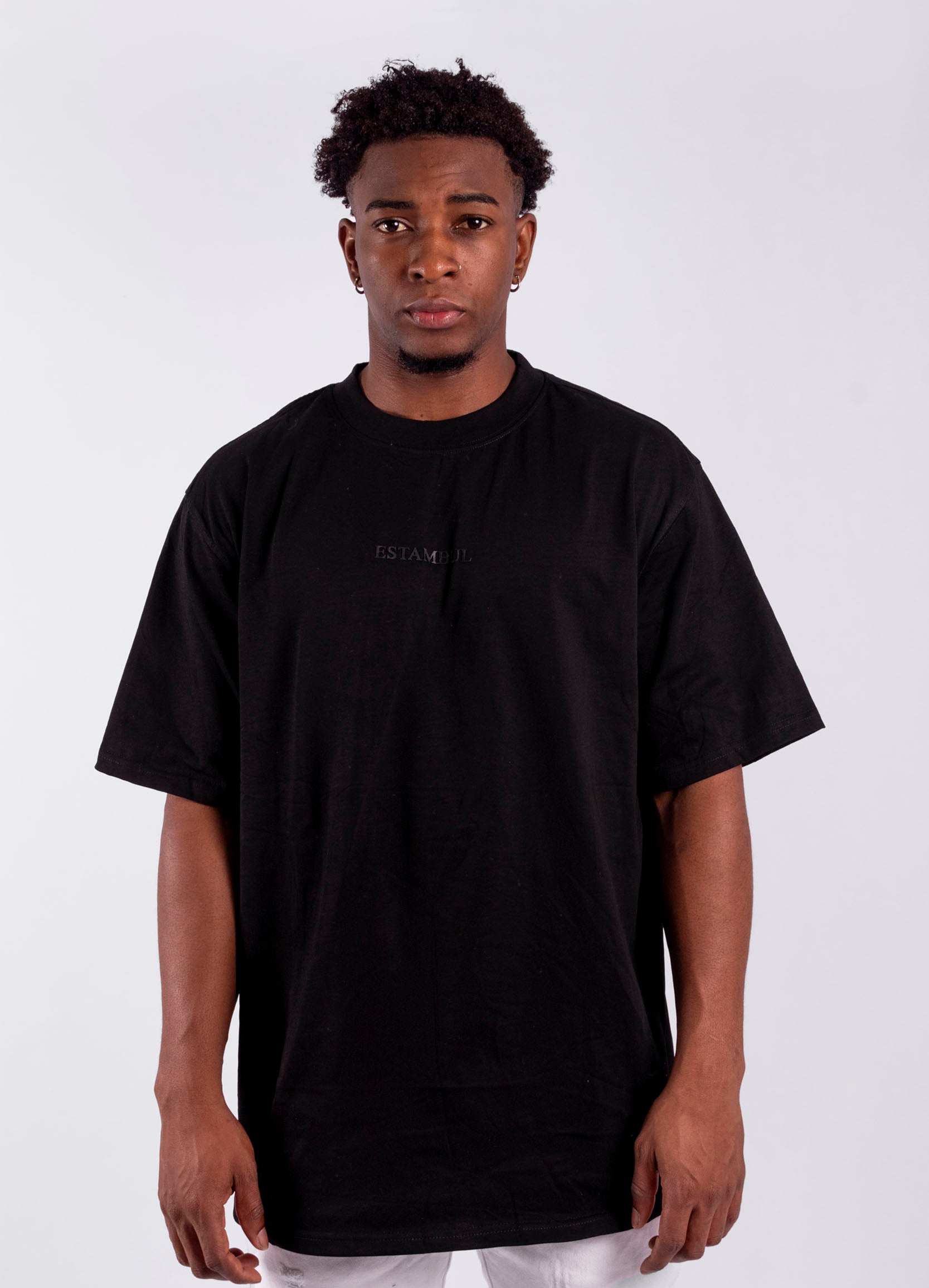 Oversize  hombre basica negra