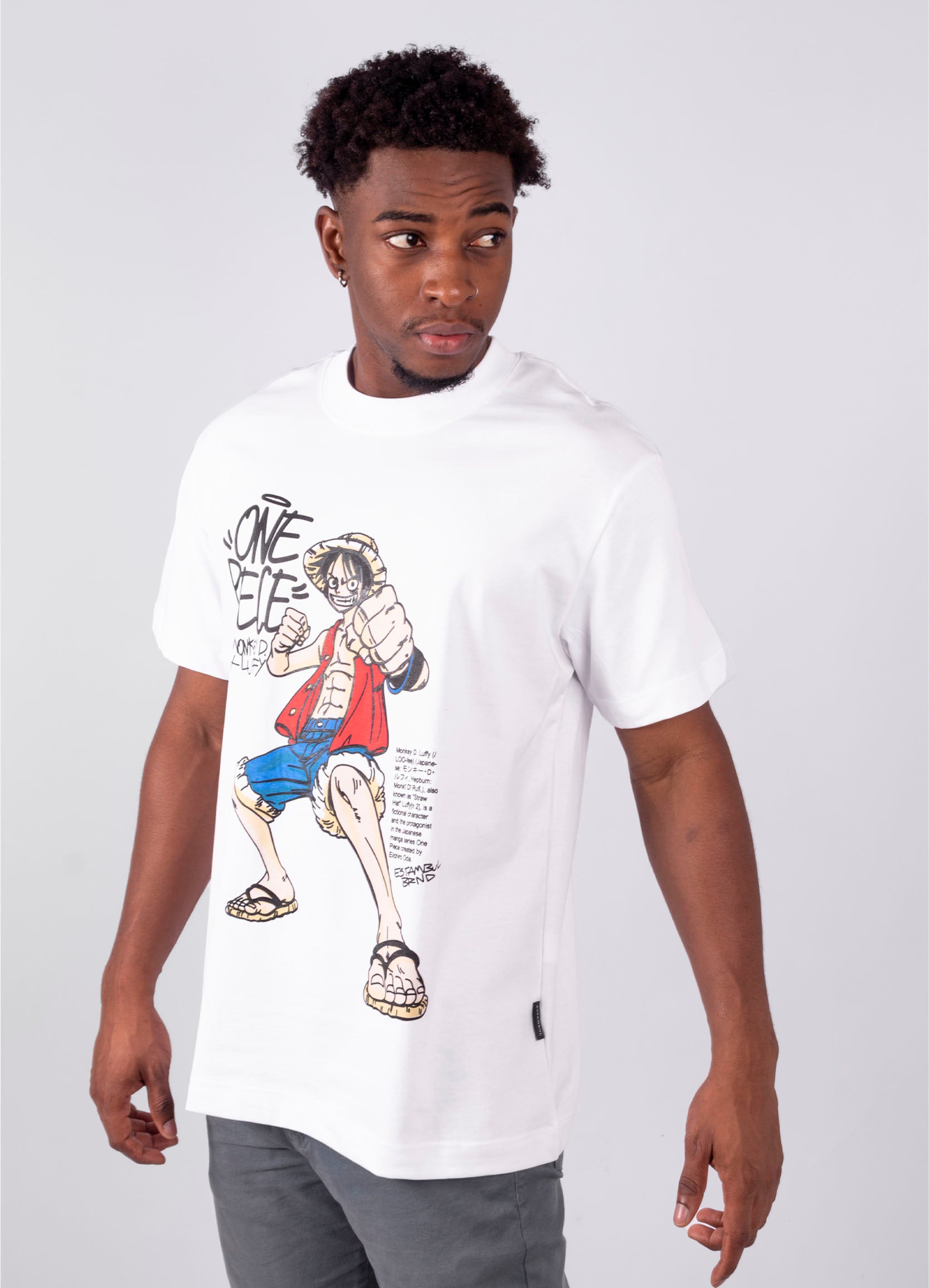 Camiseta R. hombre estampada One piece