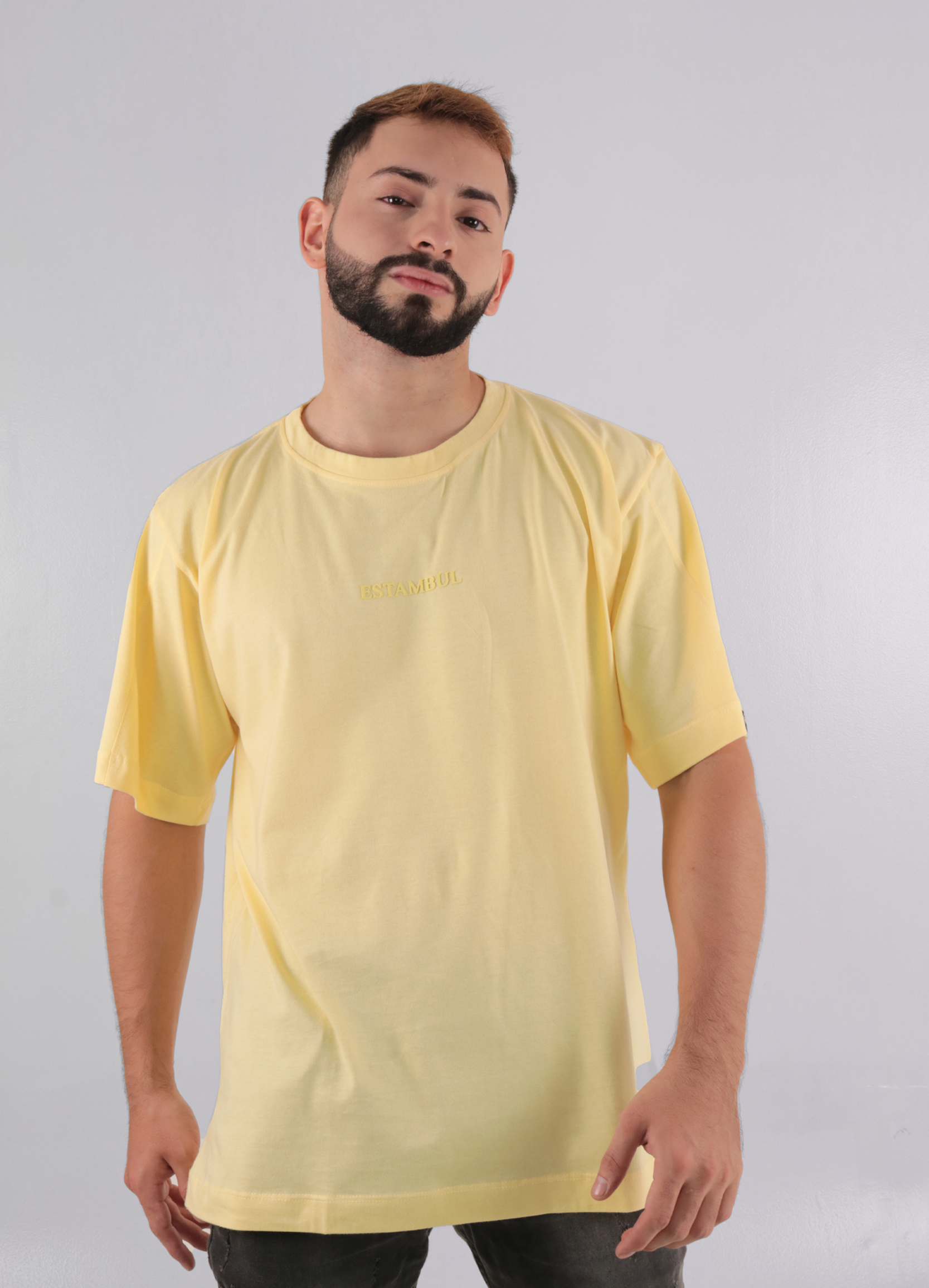Oversize  Hombre Estambul Amarilla clara