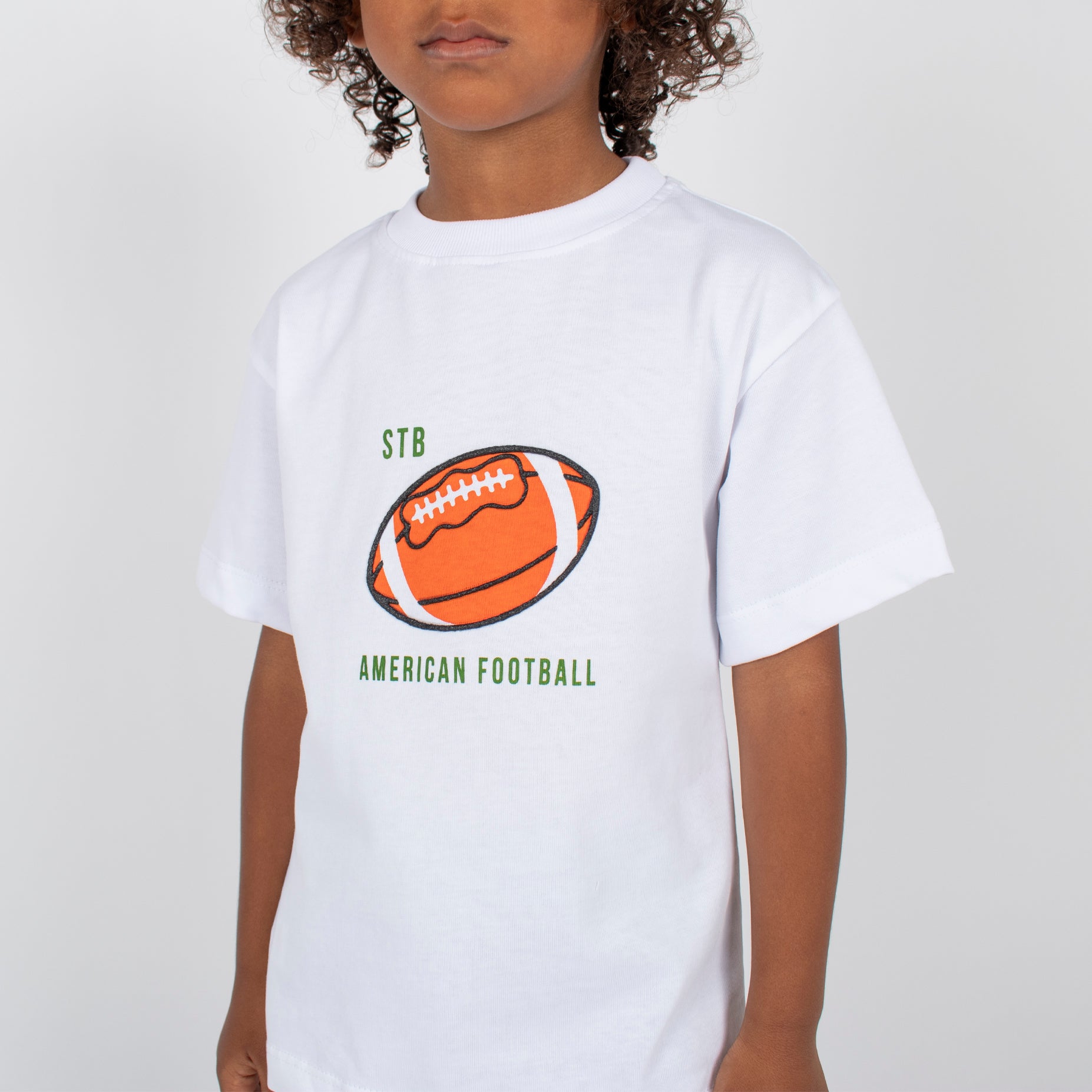 Oversize niño American football