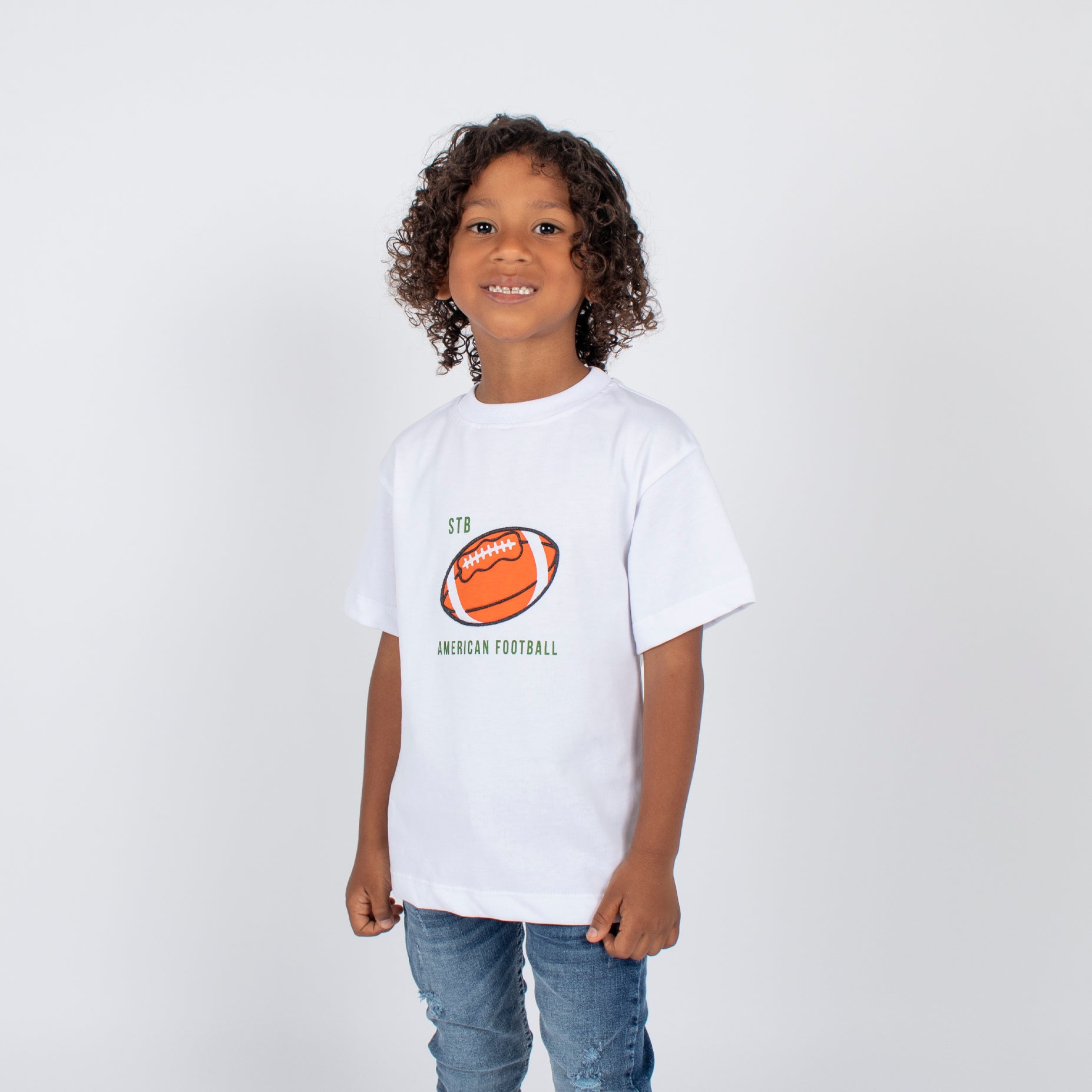 Oversize niño American football