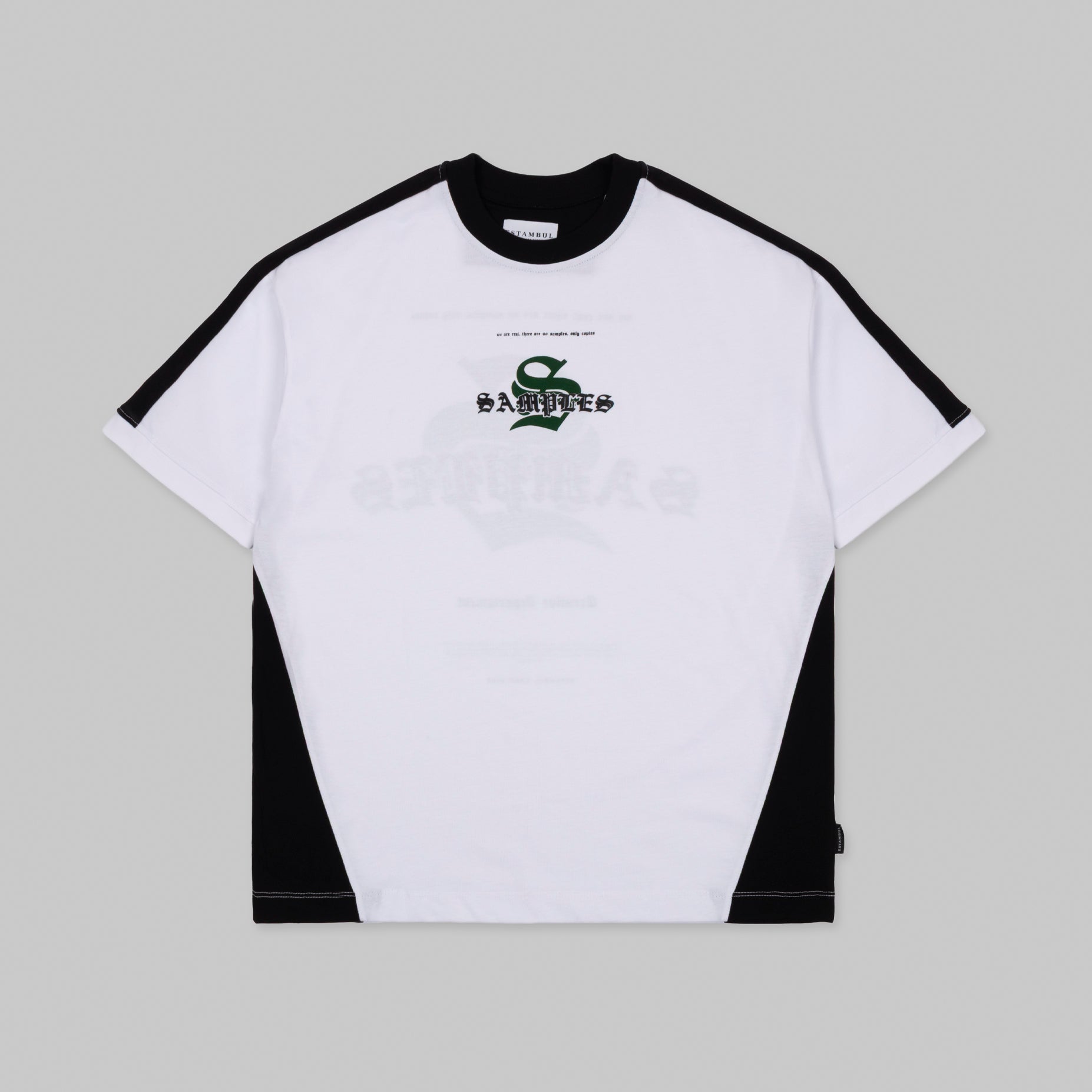 Camiseta regular adulto cortes samples