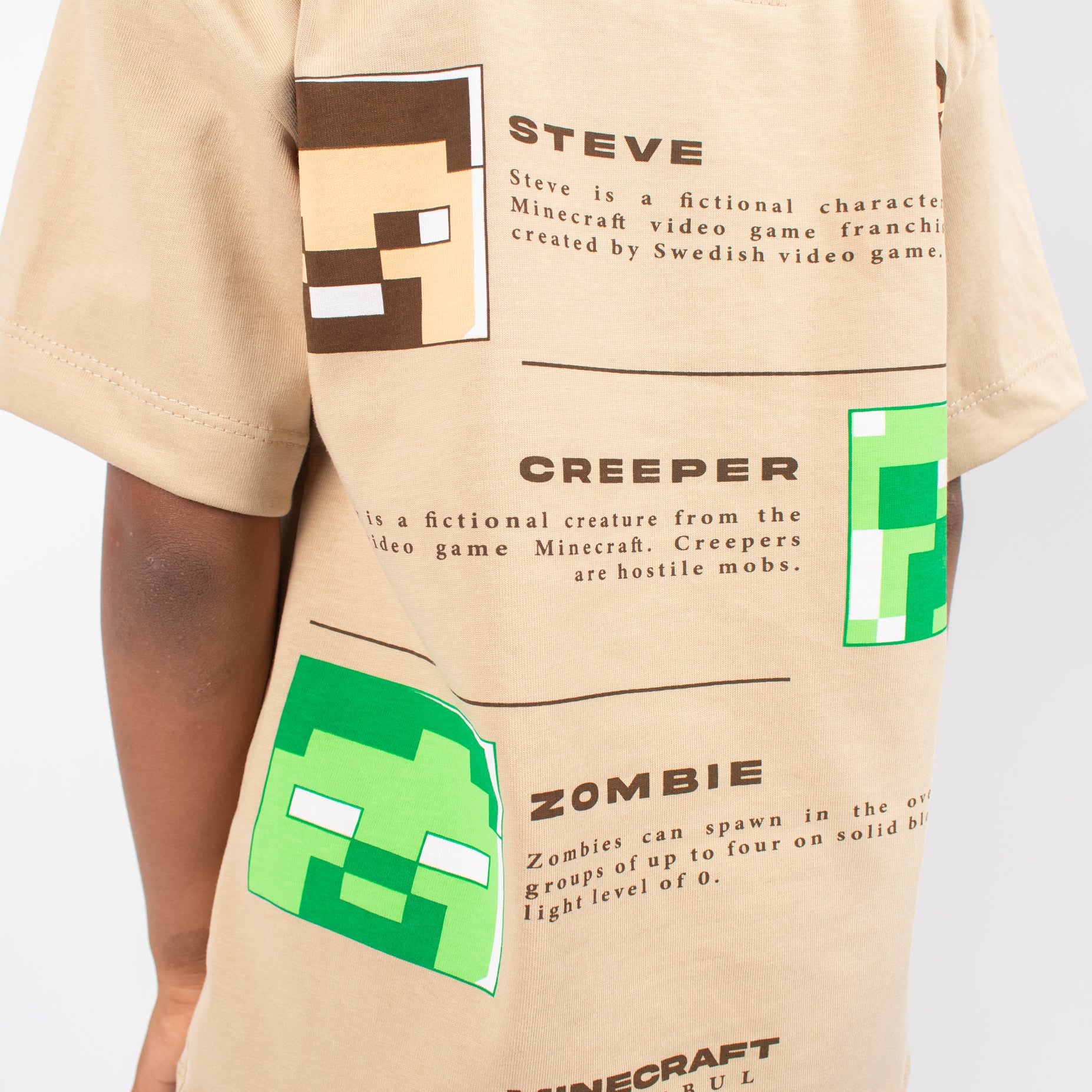 Oversize niño minecraft