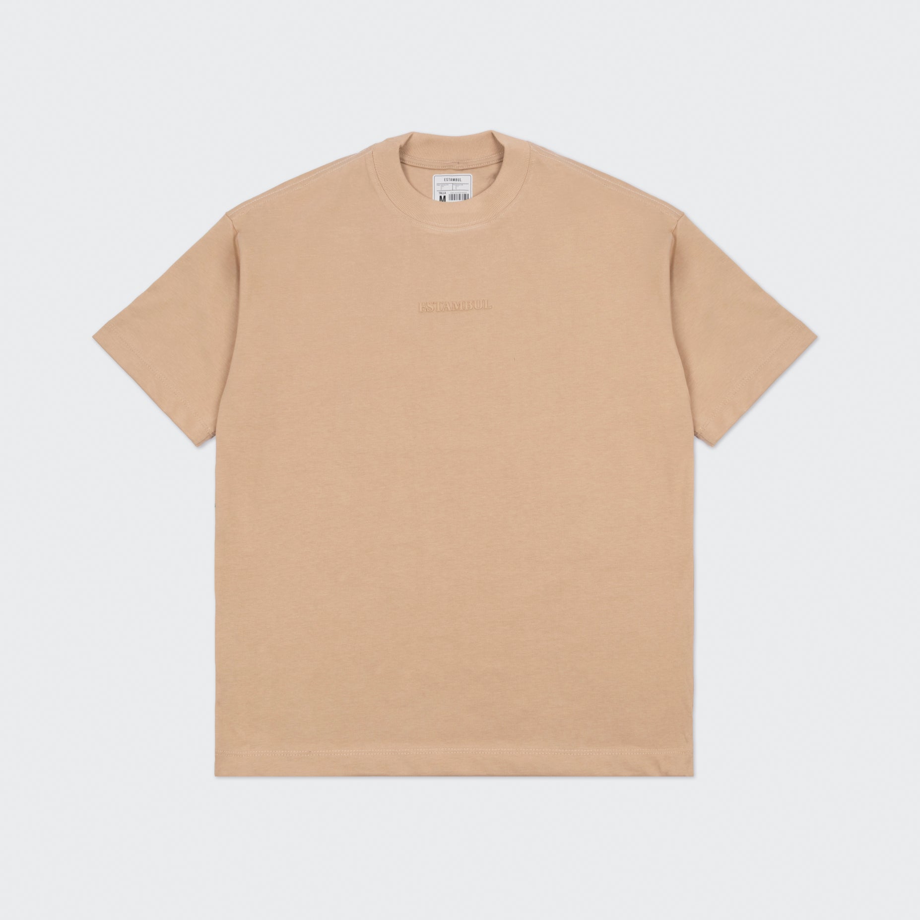 Oversize hombre básica camel