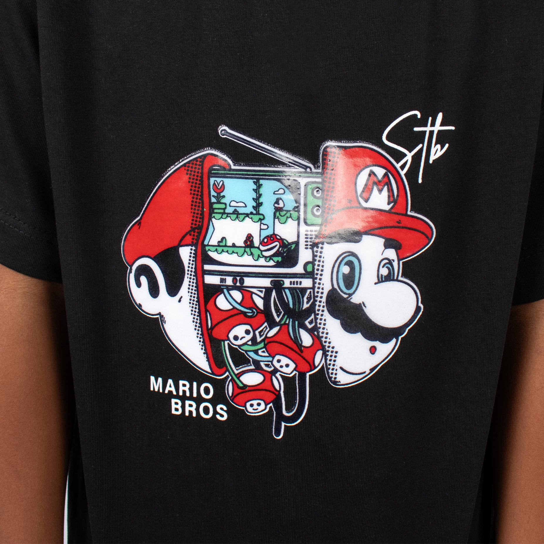 Oversize niño Mario Bros