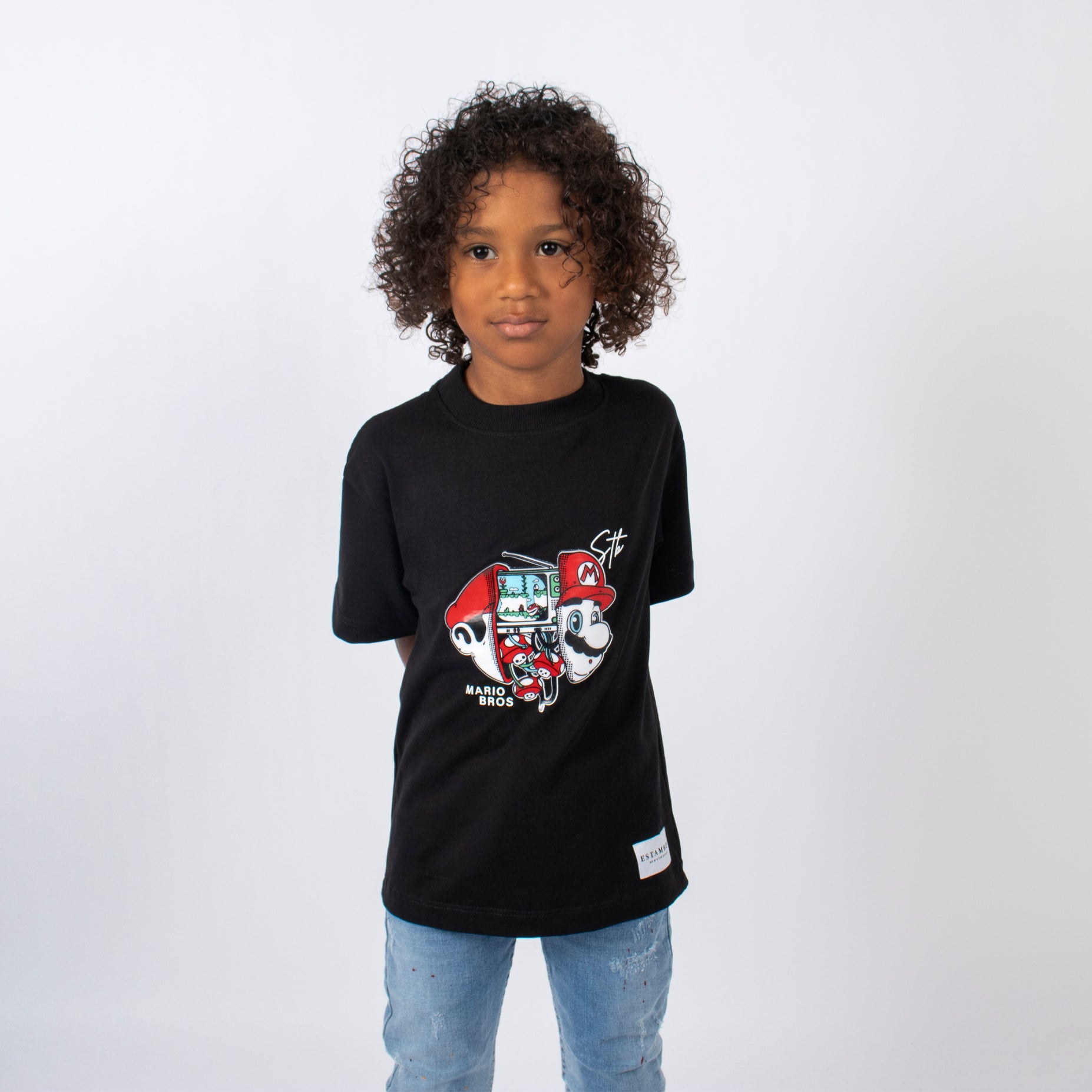 Oversize niño Mario Bros