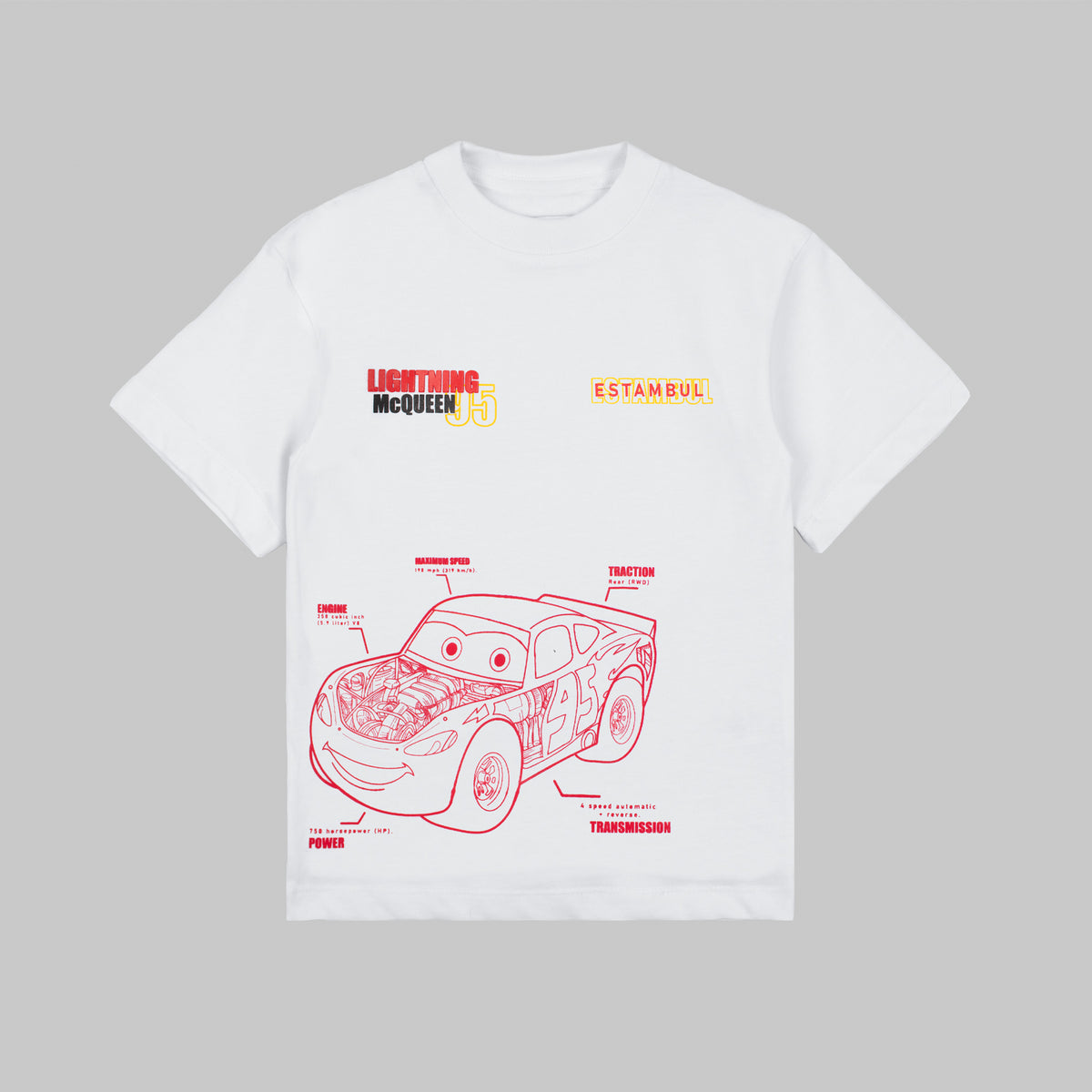 Oversize niño Cars