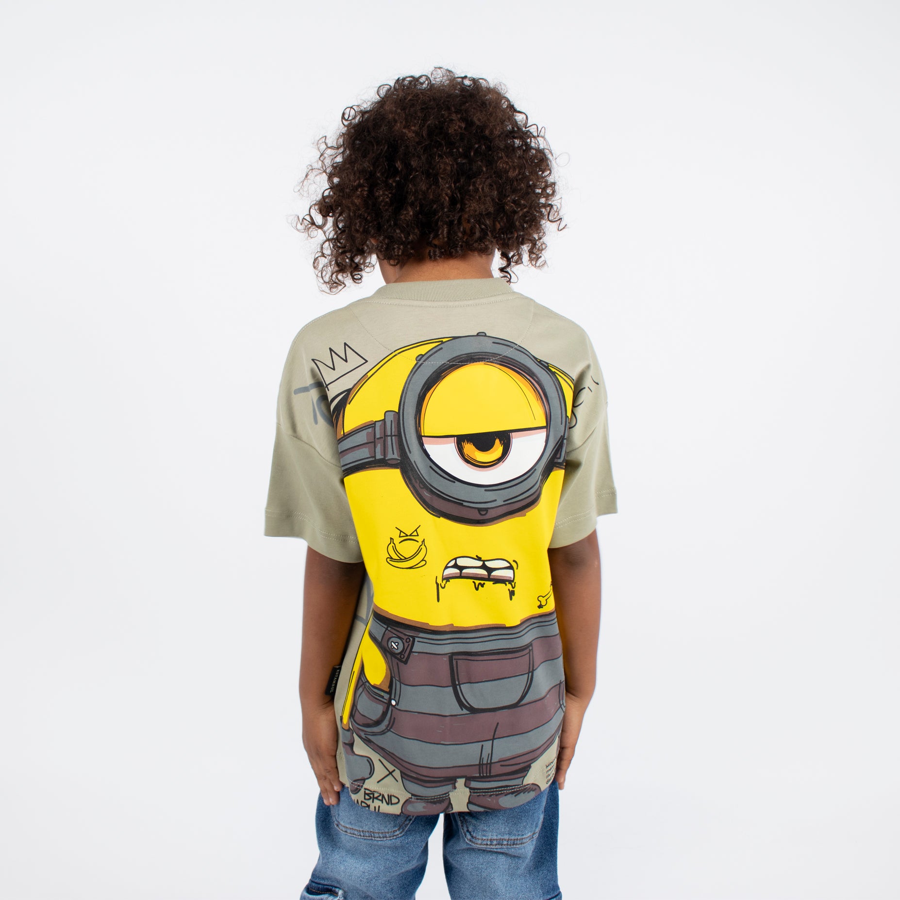 Oversize niño estampada Minions
