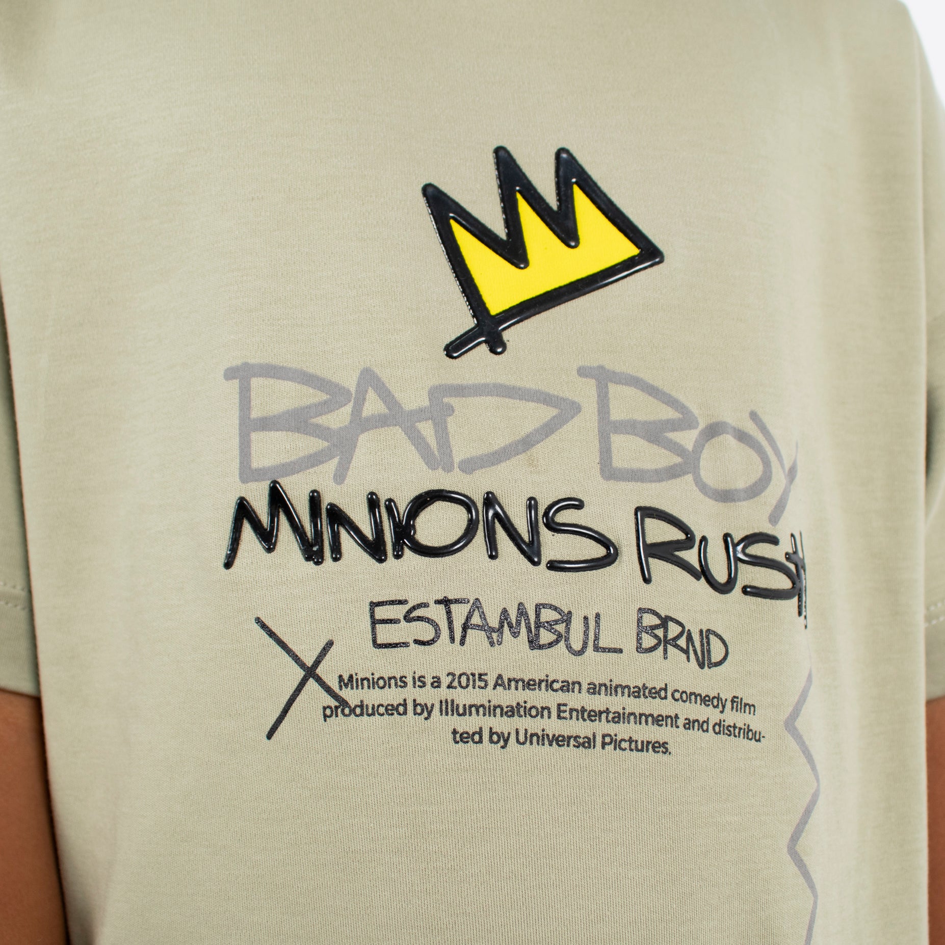 Oversize niño estampada Minions