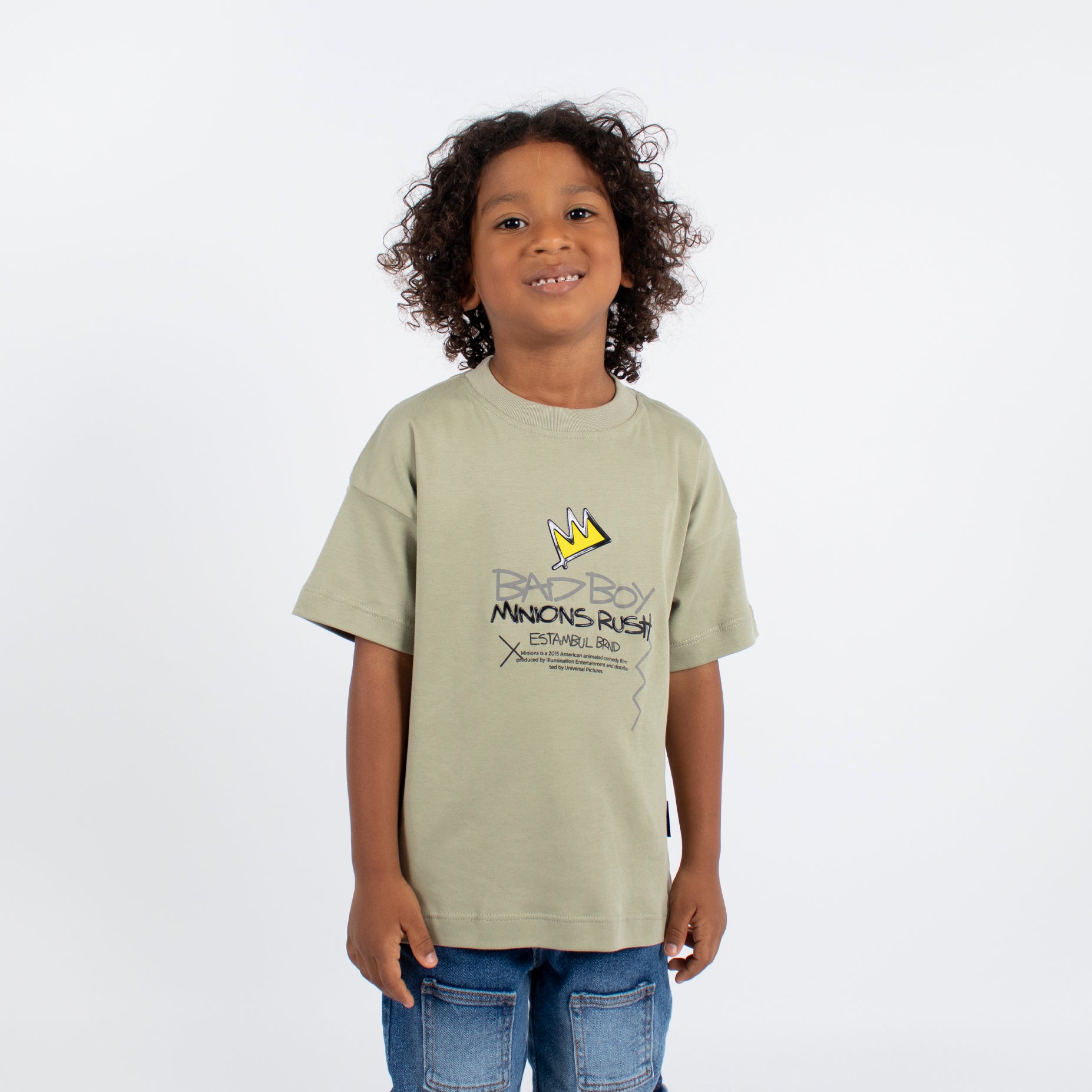 Oversize niño estampada Minions