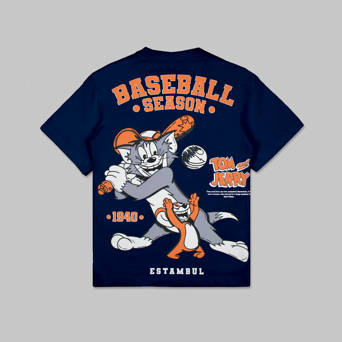 Oversize niño Baseball Tom y Jerry